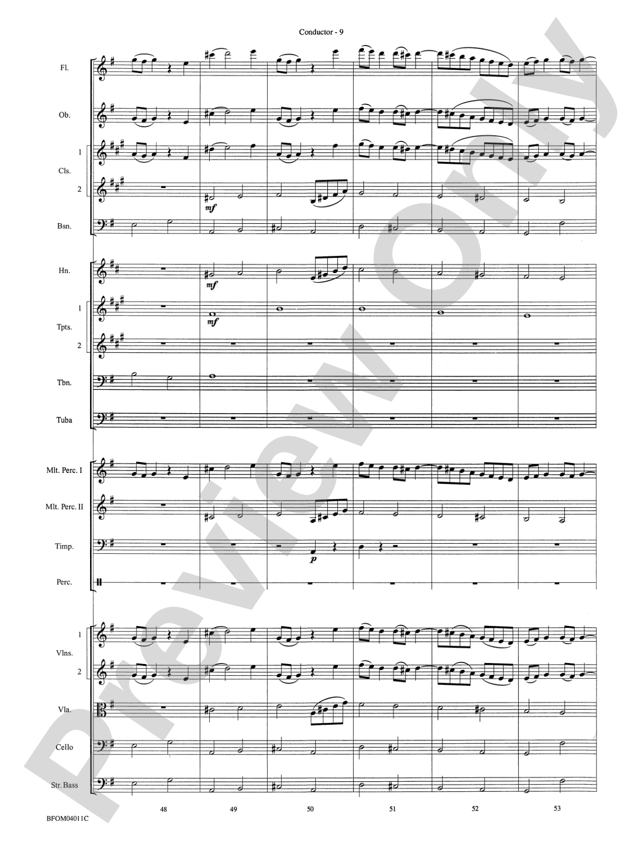 Sleepers Wake (More of the Best of Bach): Full Orchestra Conductor Score & Parts