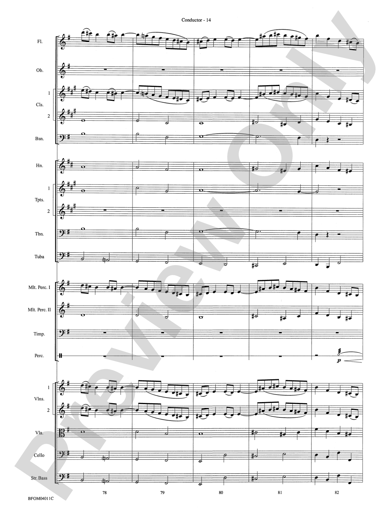 Sleepers Wake (More of the Best of Bach): Full Orchestra Conductor Score & Parts