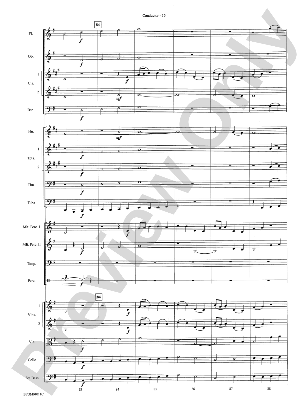 Sleepers Wake (More of the Best of Bach): Full Orchestra Conductor Score & Parts