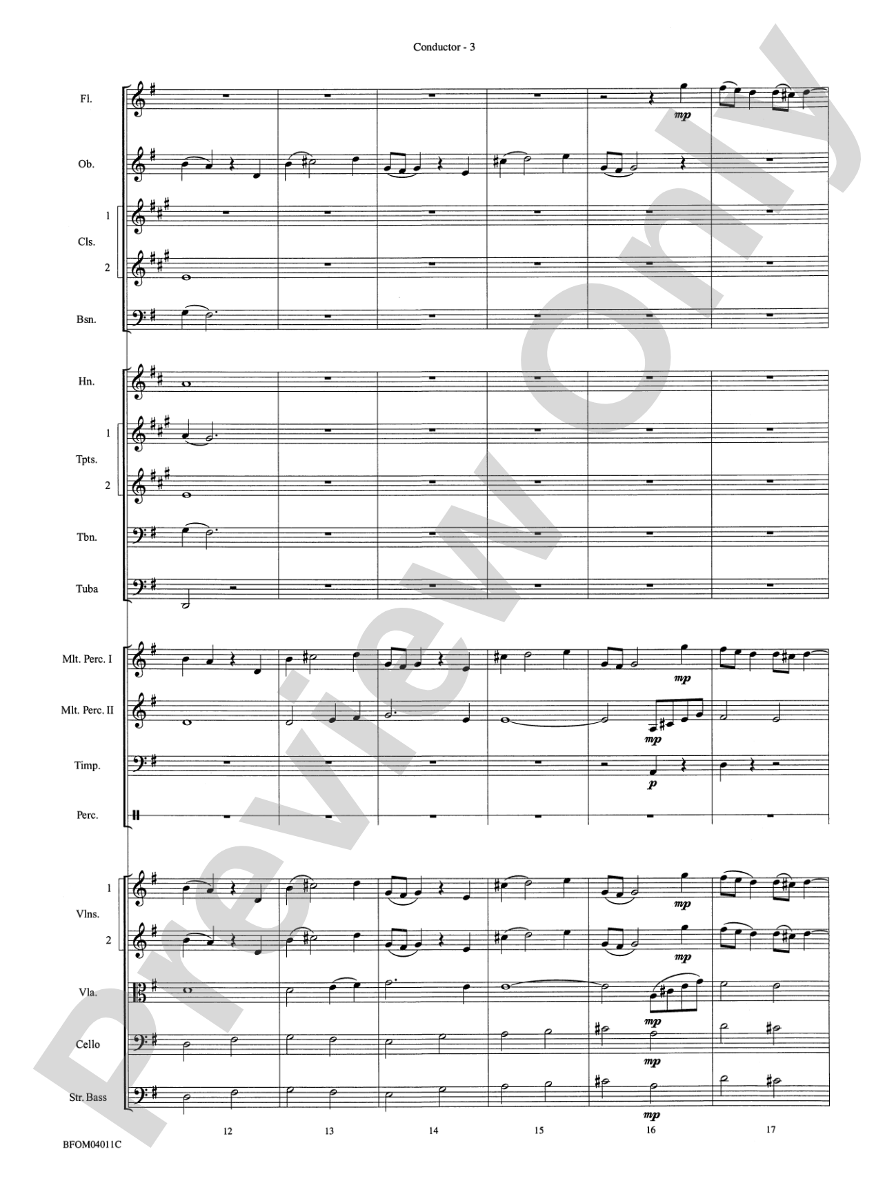 Sleepers Wake (More of the Best of Bach): Full Orchestra Conductor Score & Parts