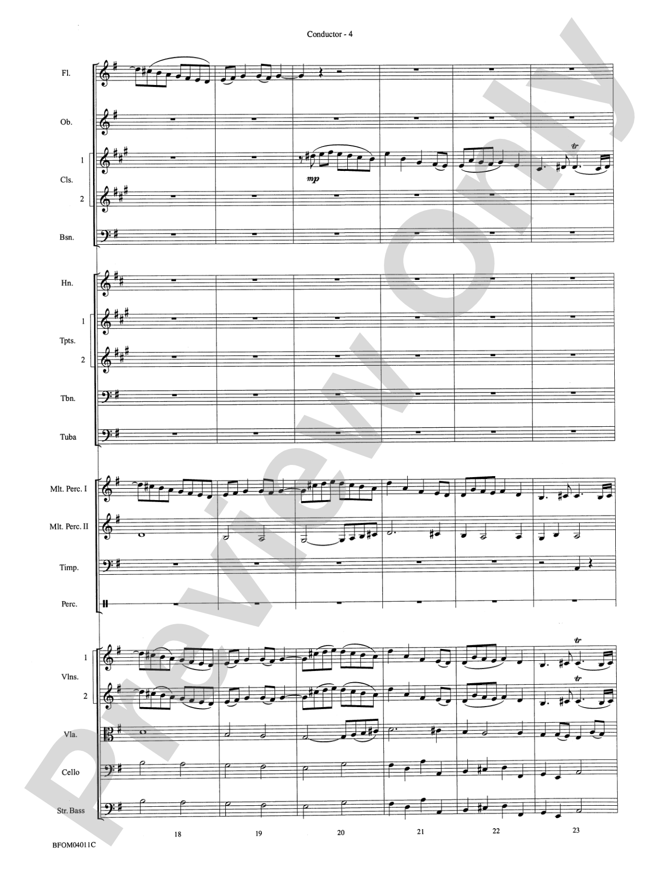 Sleepers Wake (More of the Best of Bach): Full Orchestra Conductor Score & Parts