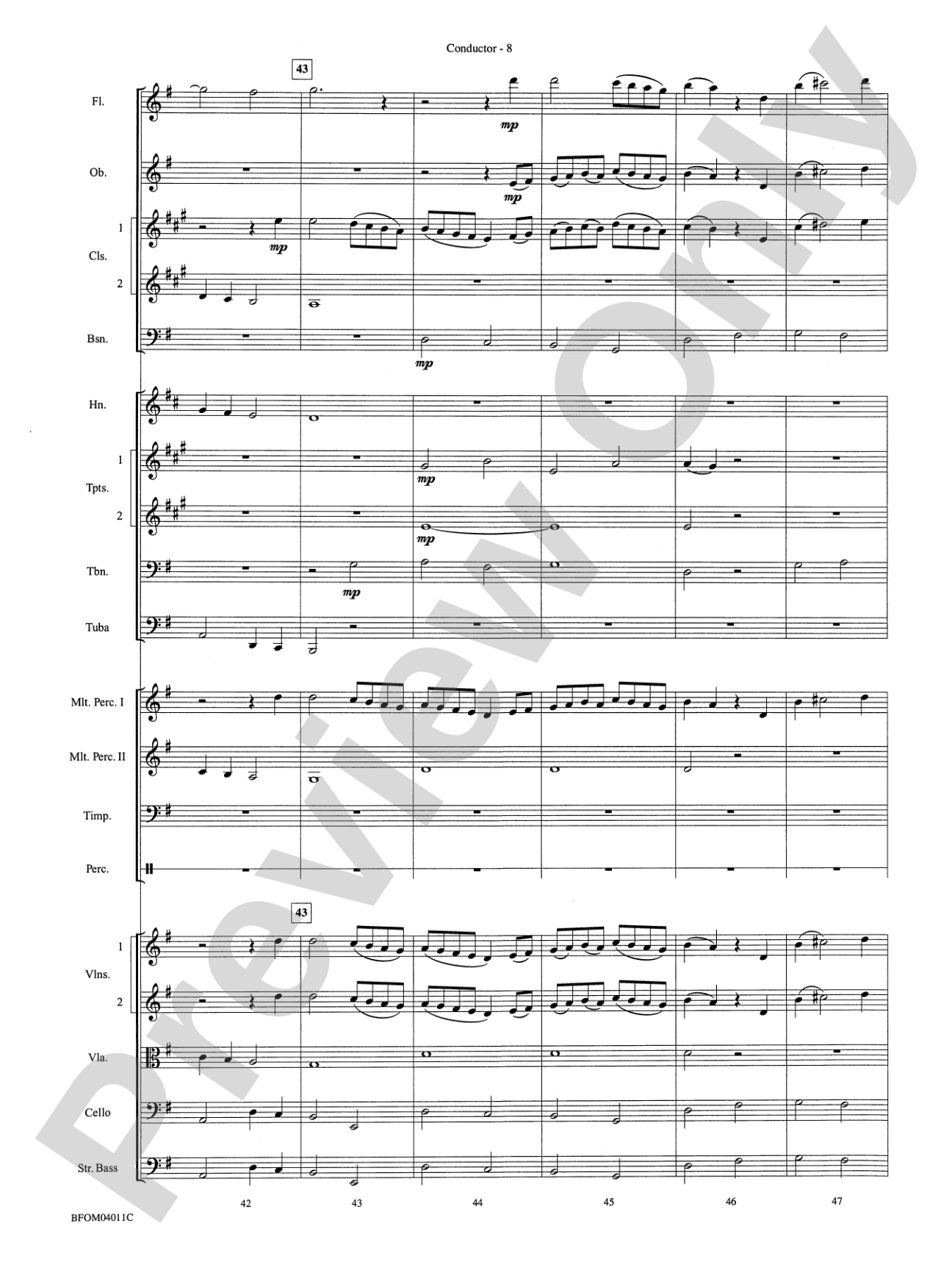 Sleepers Wake (More of the Best of Bach): Full Orchestra Conductor Score & Parts