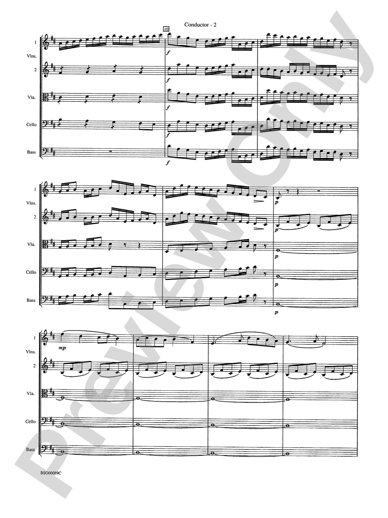 Queen Noor Suite: String Orchestra Conductor Score & Parts