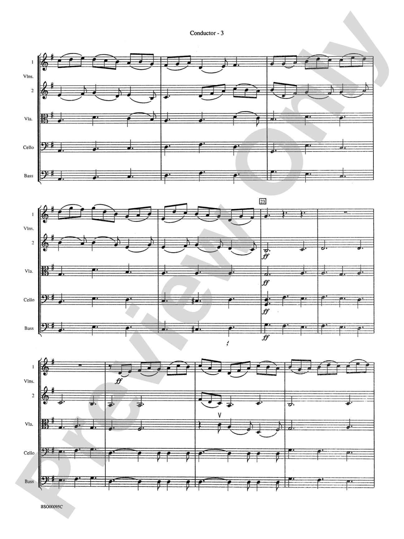 Jesu, Joy of Man's Desiring: String Orchestra Conductor Score & Parts