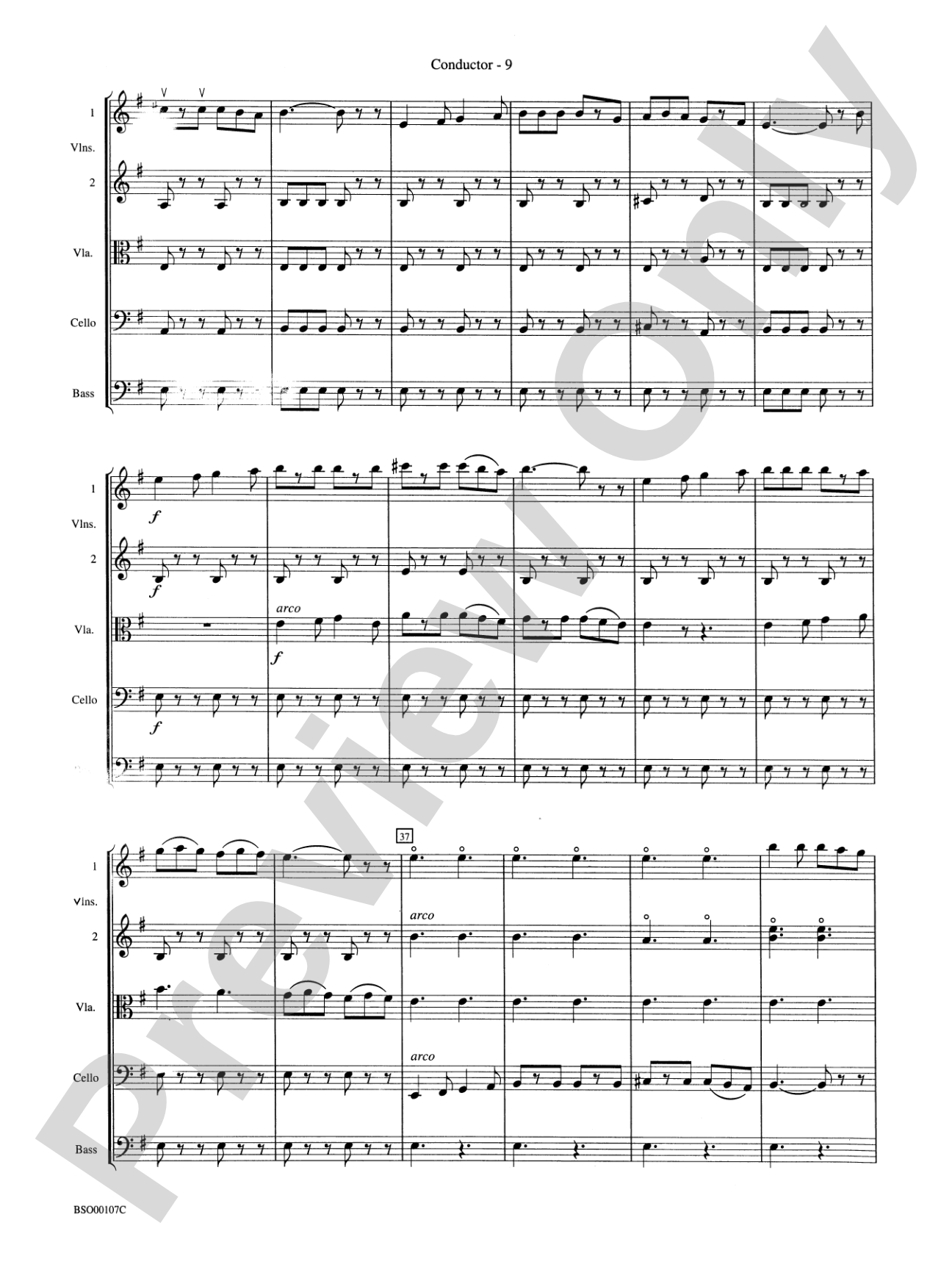 Londonderry Suite: String Orchestra Conductor Score & Parts