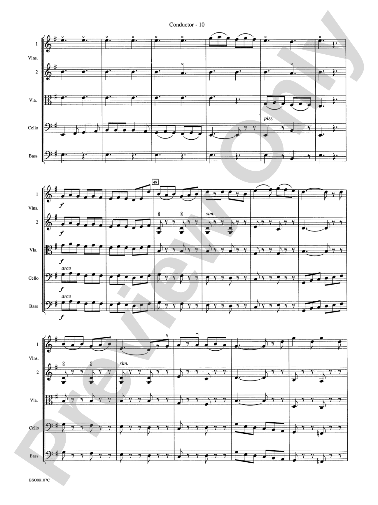 Londonderry Suite: String Orchestra Conductor Score & Parts