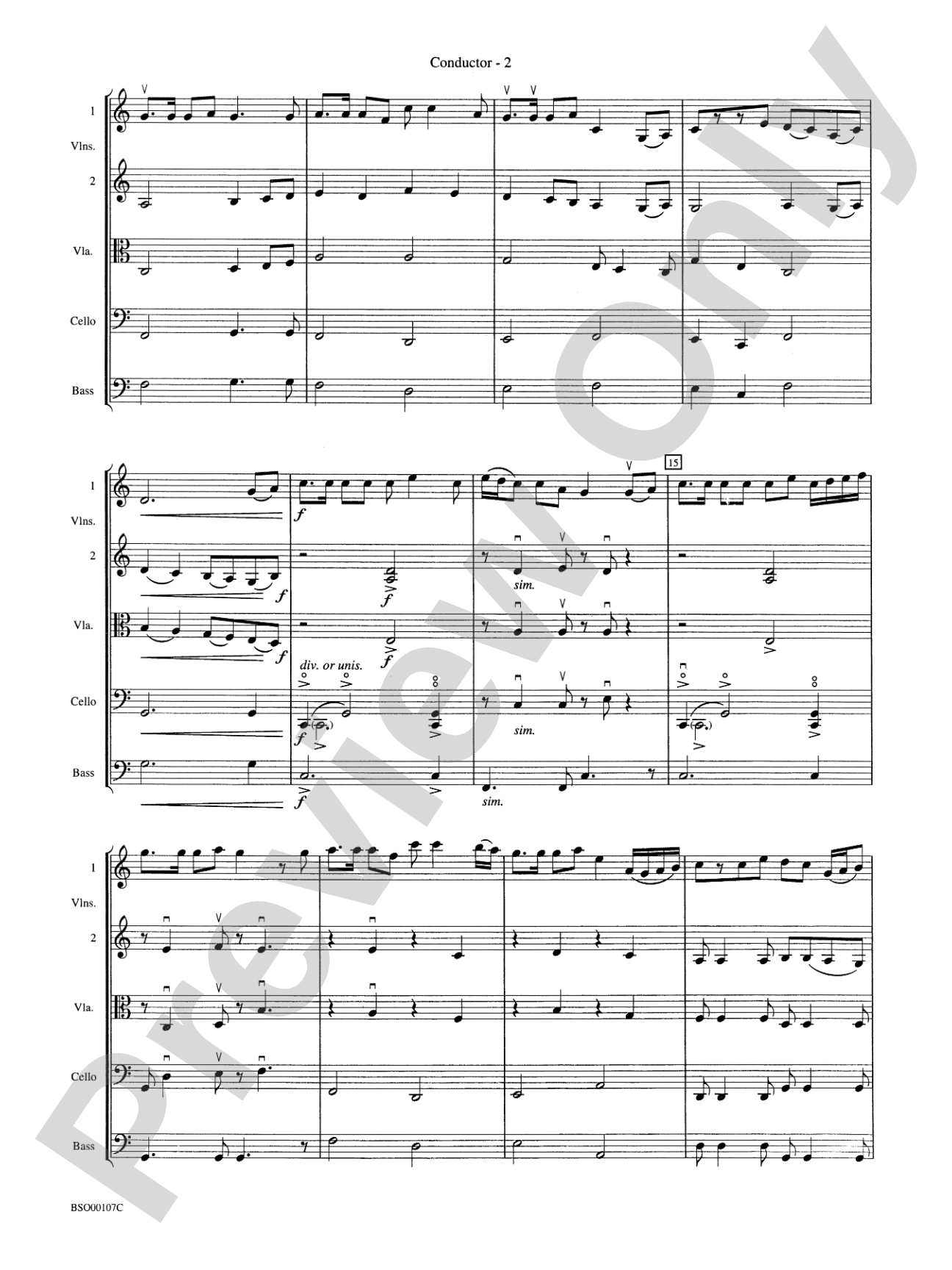 Londonderry Suite: String Orchestra Conductor Score & Parts