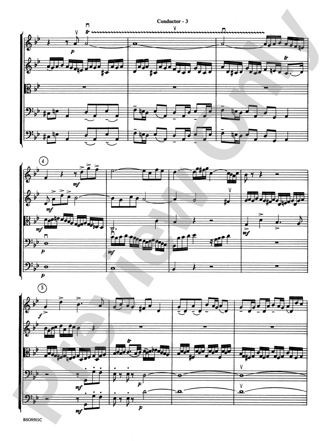 Fugue in G Minor (The "Little"): String Orchestra Conductor Score & Parts