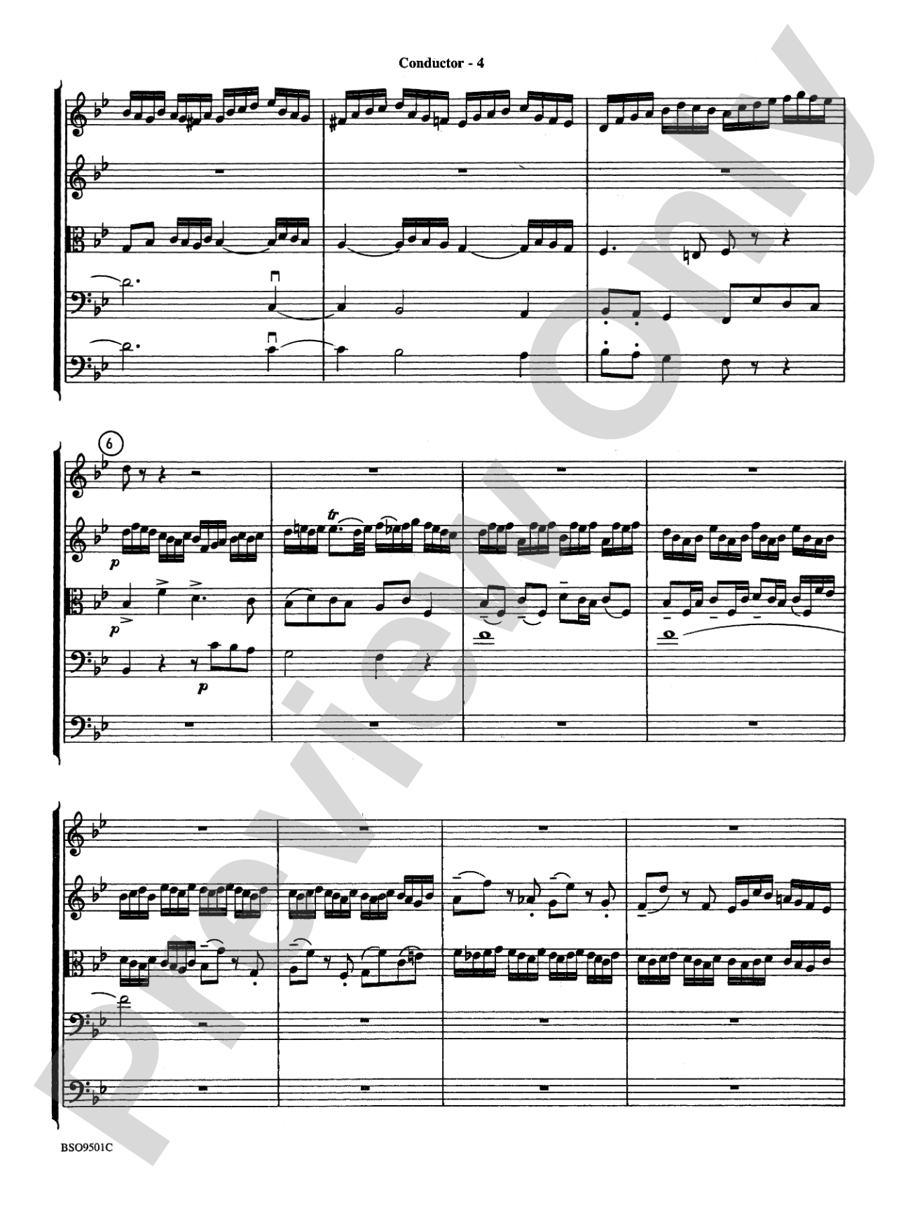 Fugue in G Minor (The "Little"): String Orchestra Conductor Score & Parts