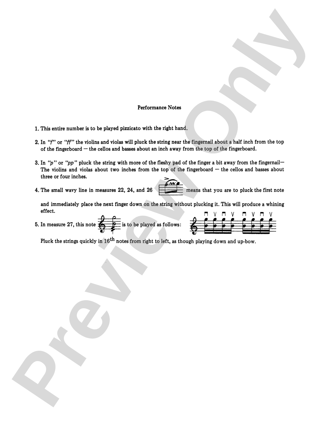 Jazz Pizzicato: String Orchestra Conductor Score & Parts