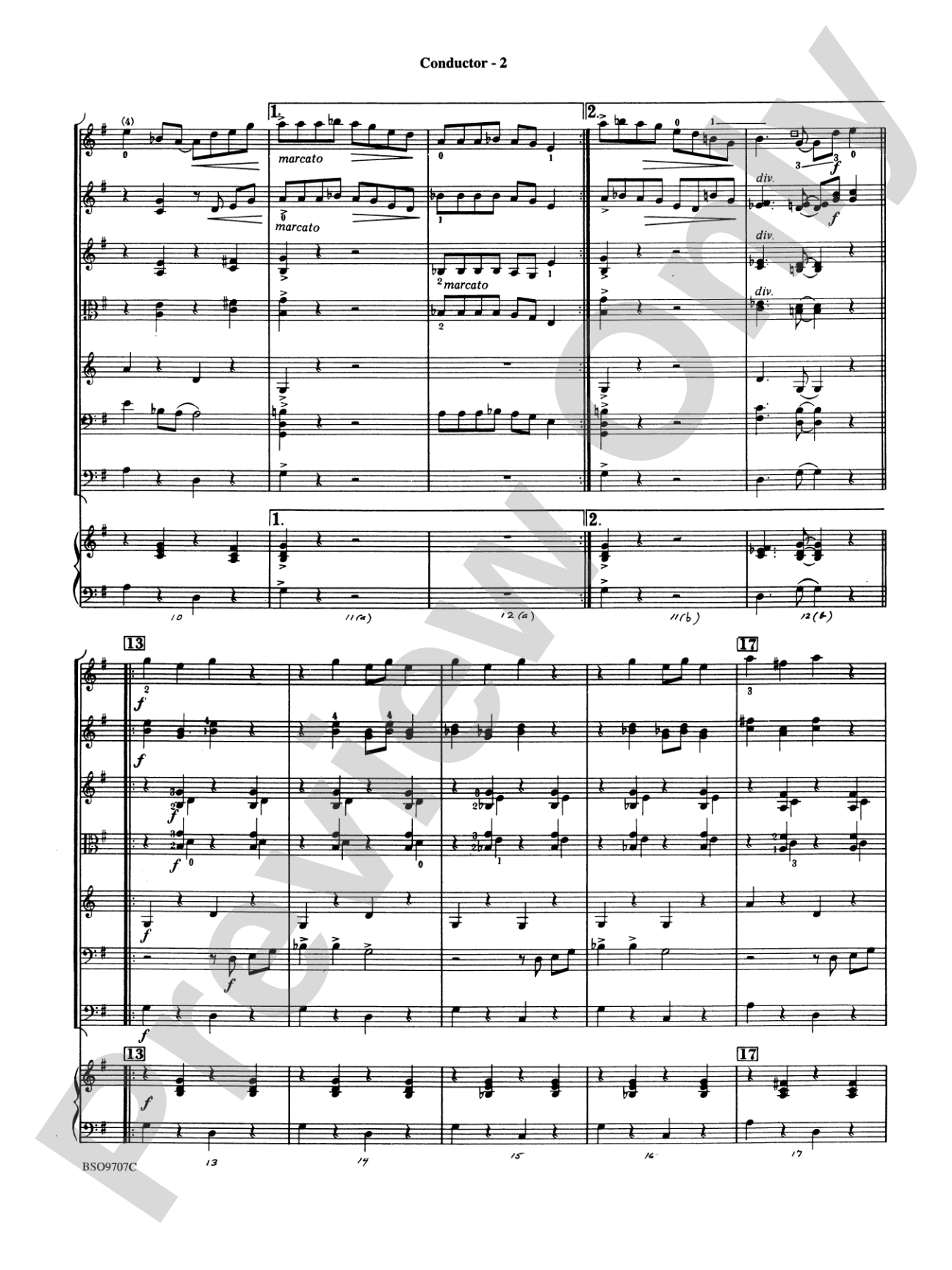 Jazz Pizzicato: String Orchestra Conductor Score & Parts