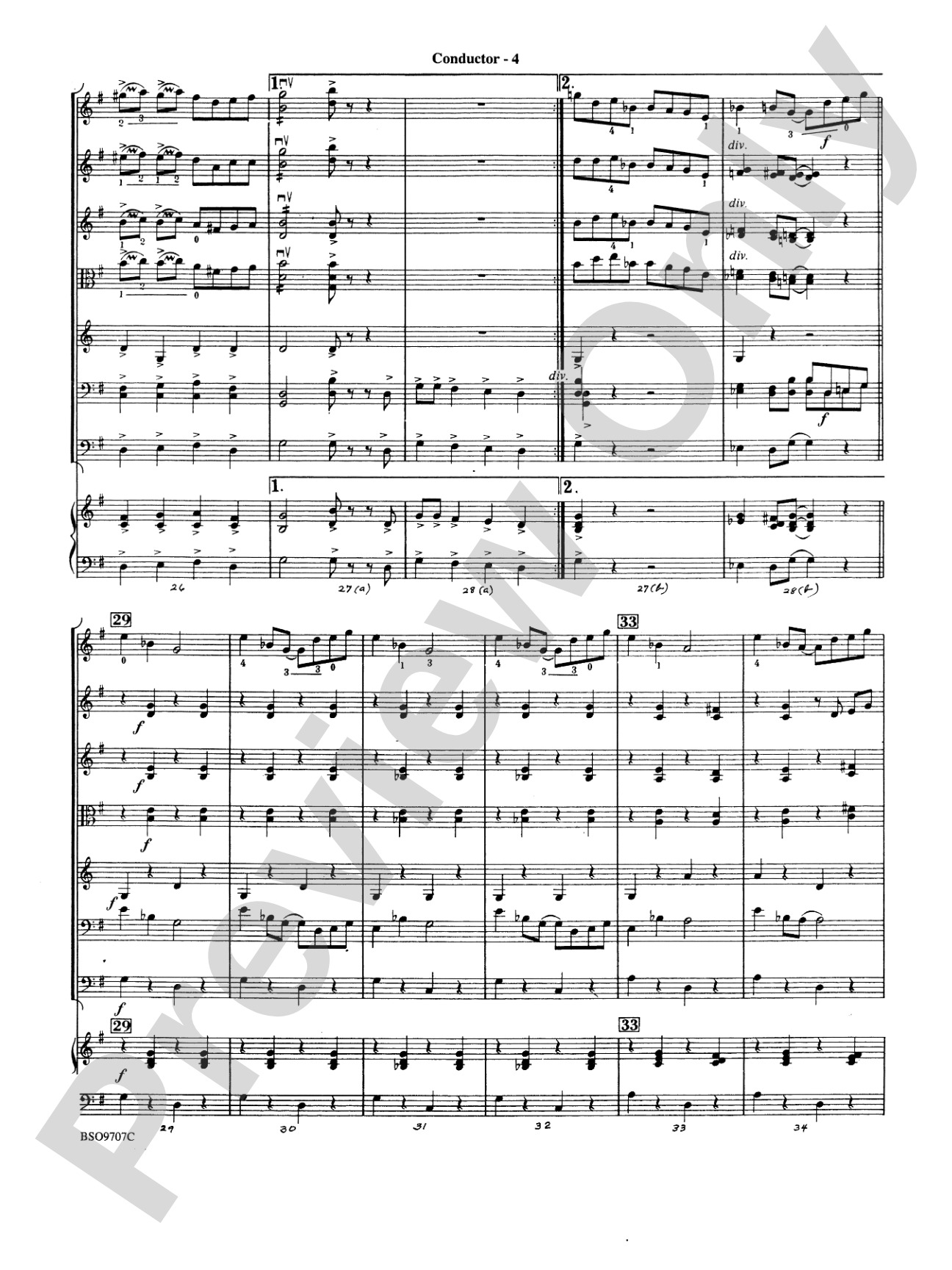 Jazz Pizzicato: String Orchestra Conductor Score & Parts