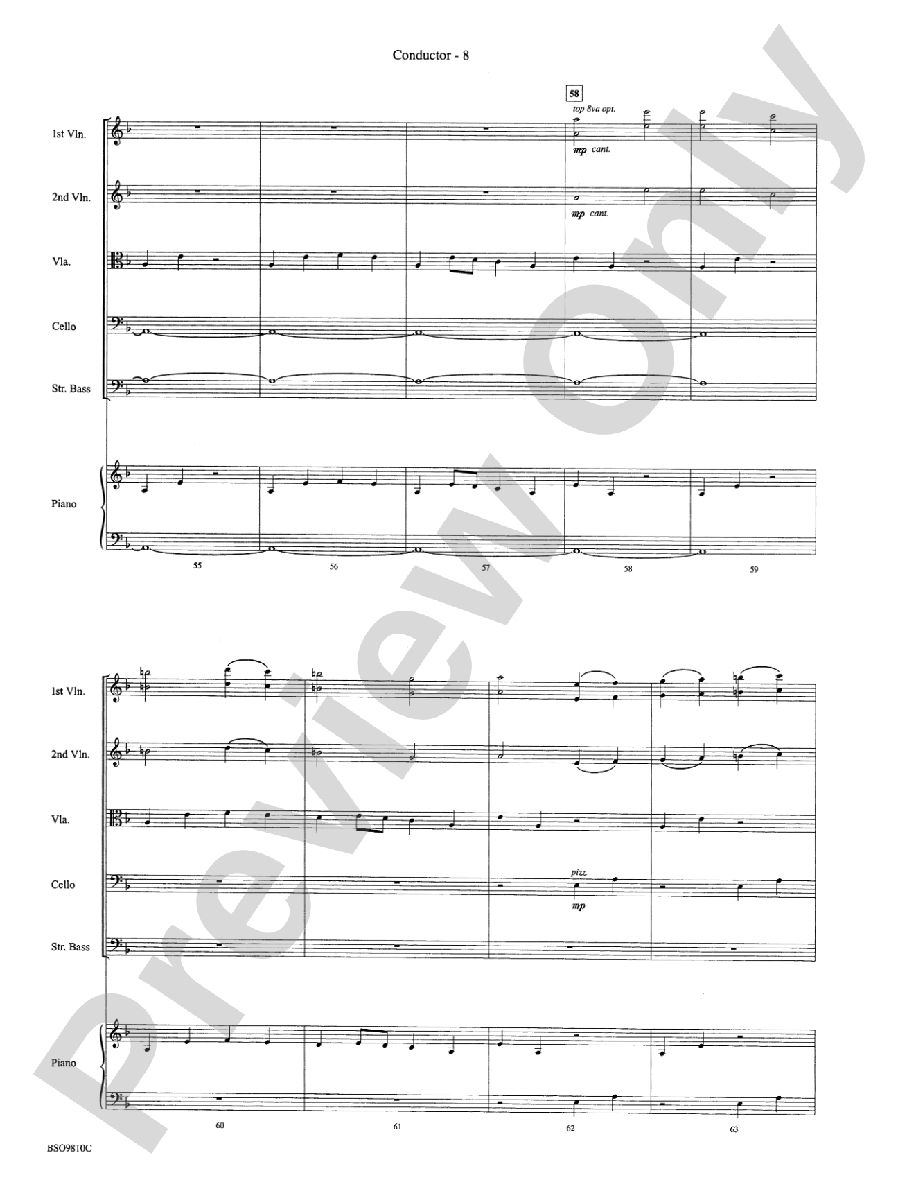 Ancient Ritual: String Orchestra Conductor Score & Parts