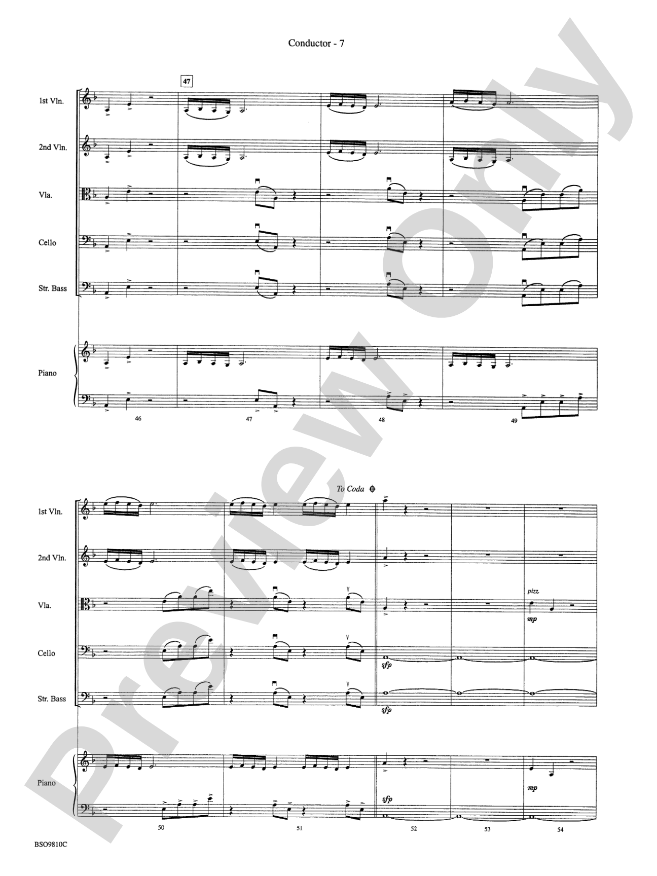 Ancient Ritual: String Orchestra Conductor Score & Parts