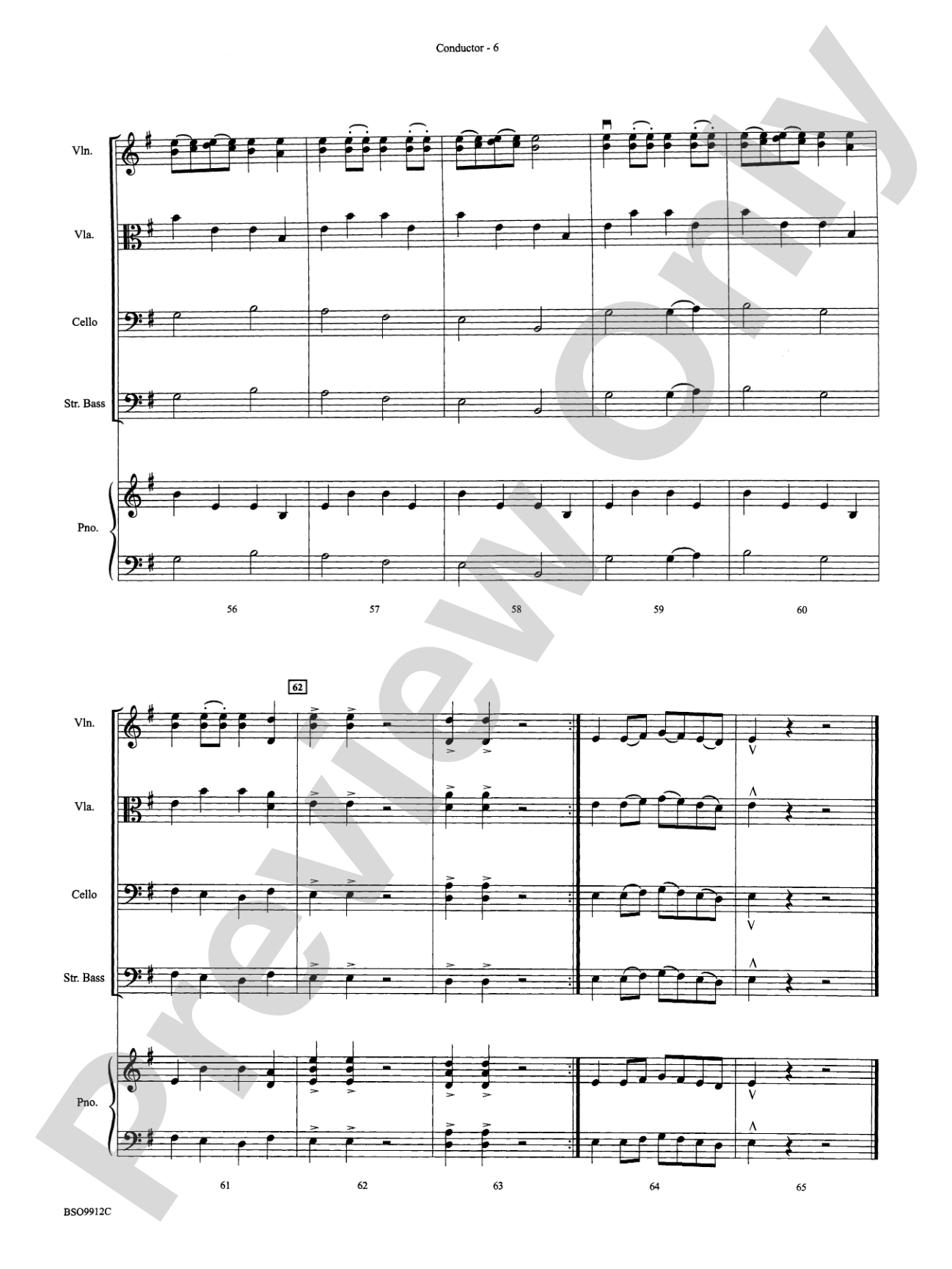 Rite at Stonehenge: String Orchestra Conductor Score & Parts