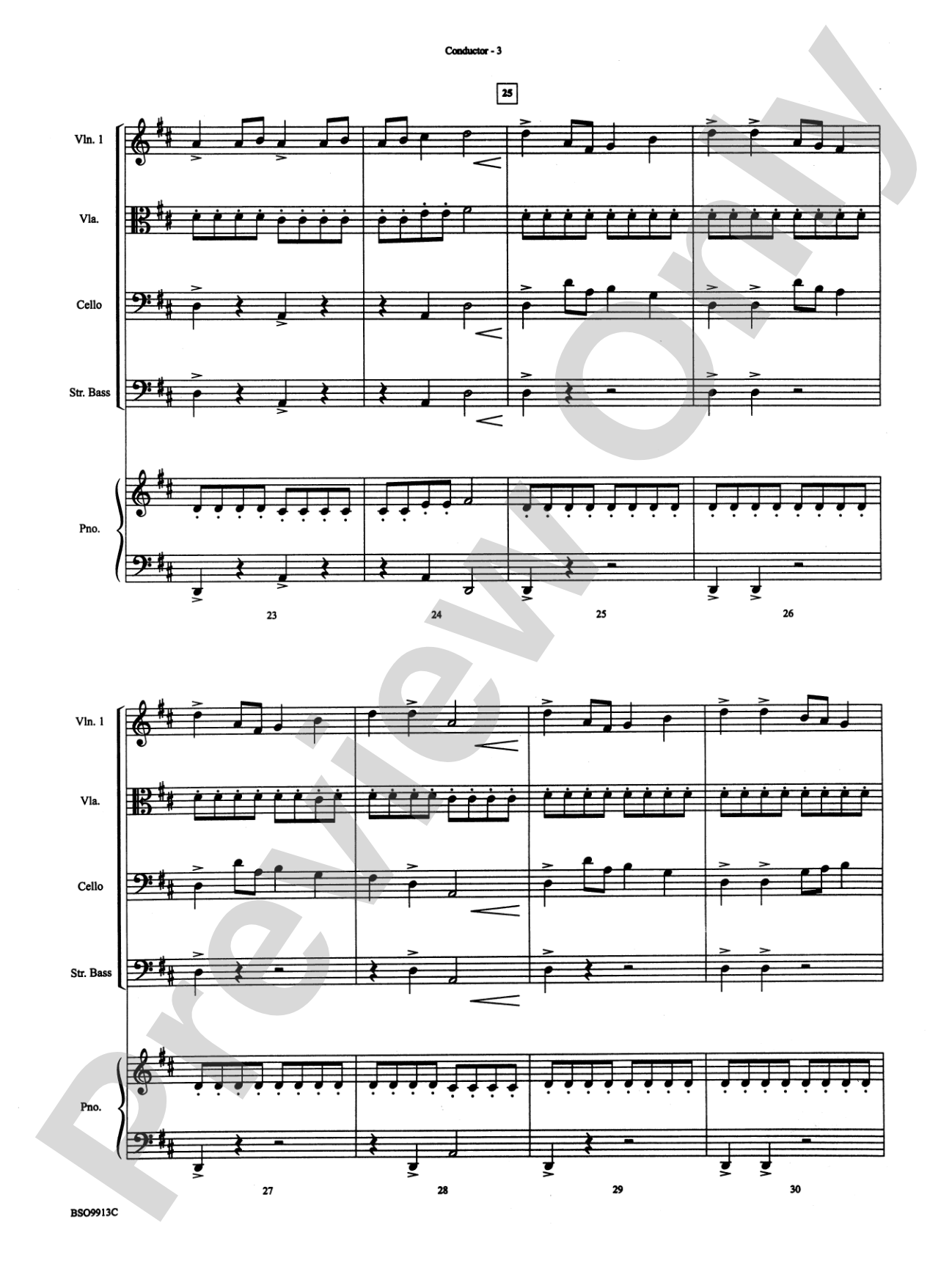 To Dance in the Fields of Glory: String Orchestra Conductor Score & Parts