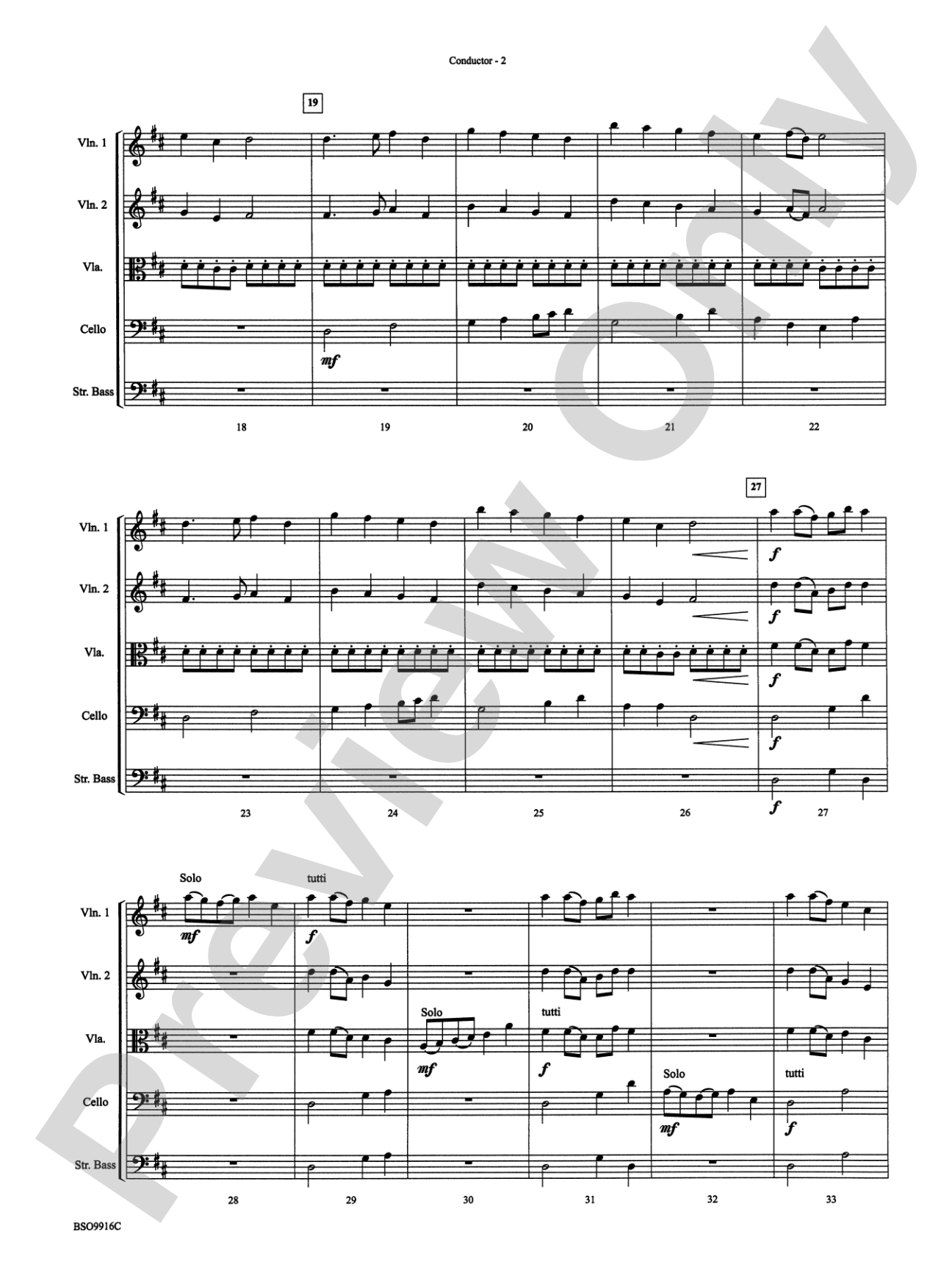 Evening Alleluias: String Orchestra Conductor Score & Parts