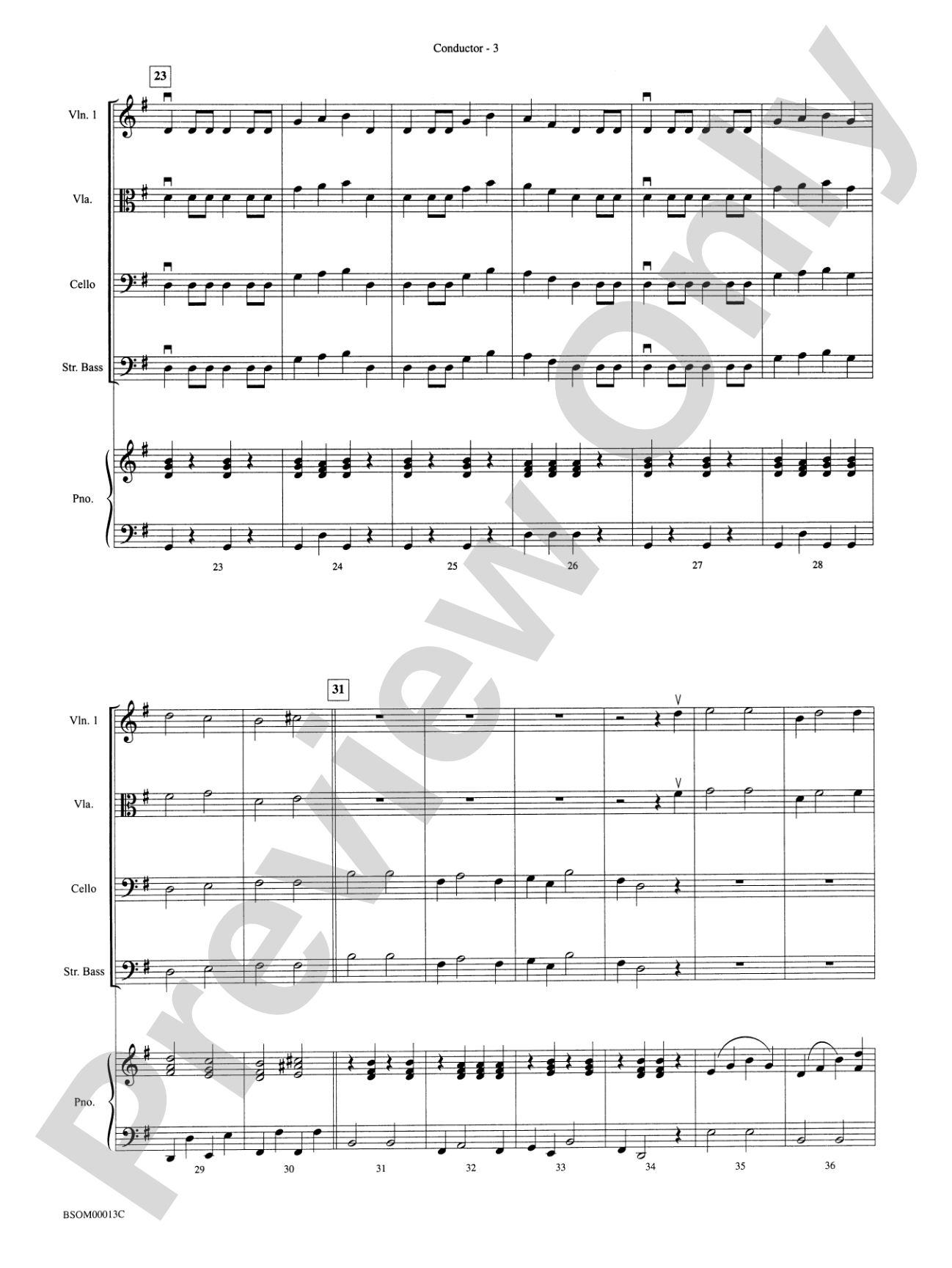Classic Bits & Pieces: String Orchestra Conductor Score & Parts