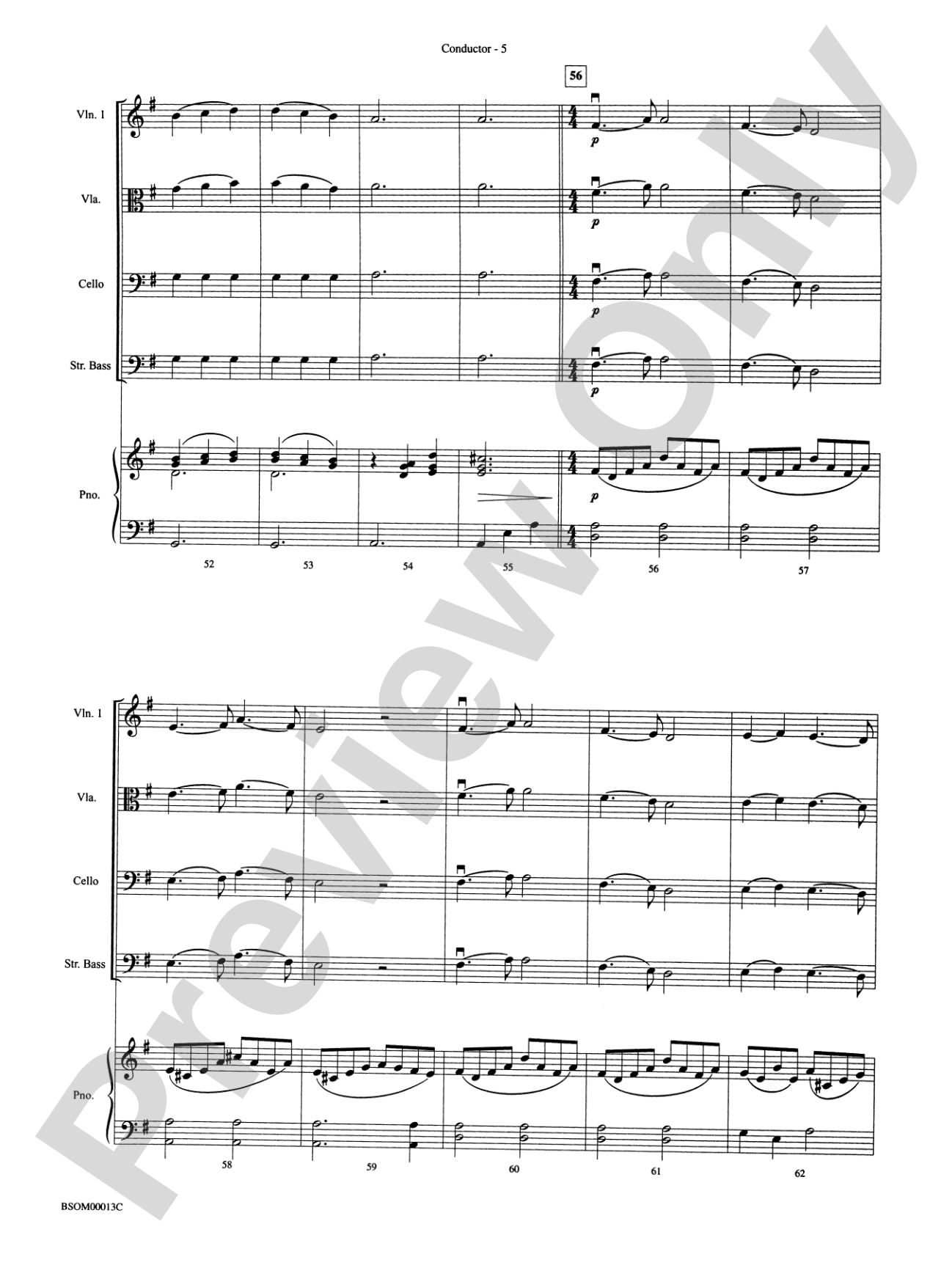 Classic Bits & Pieces: String Orchestra Conductor Score & Parts