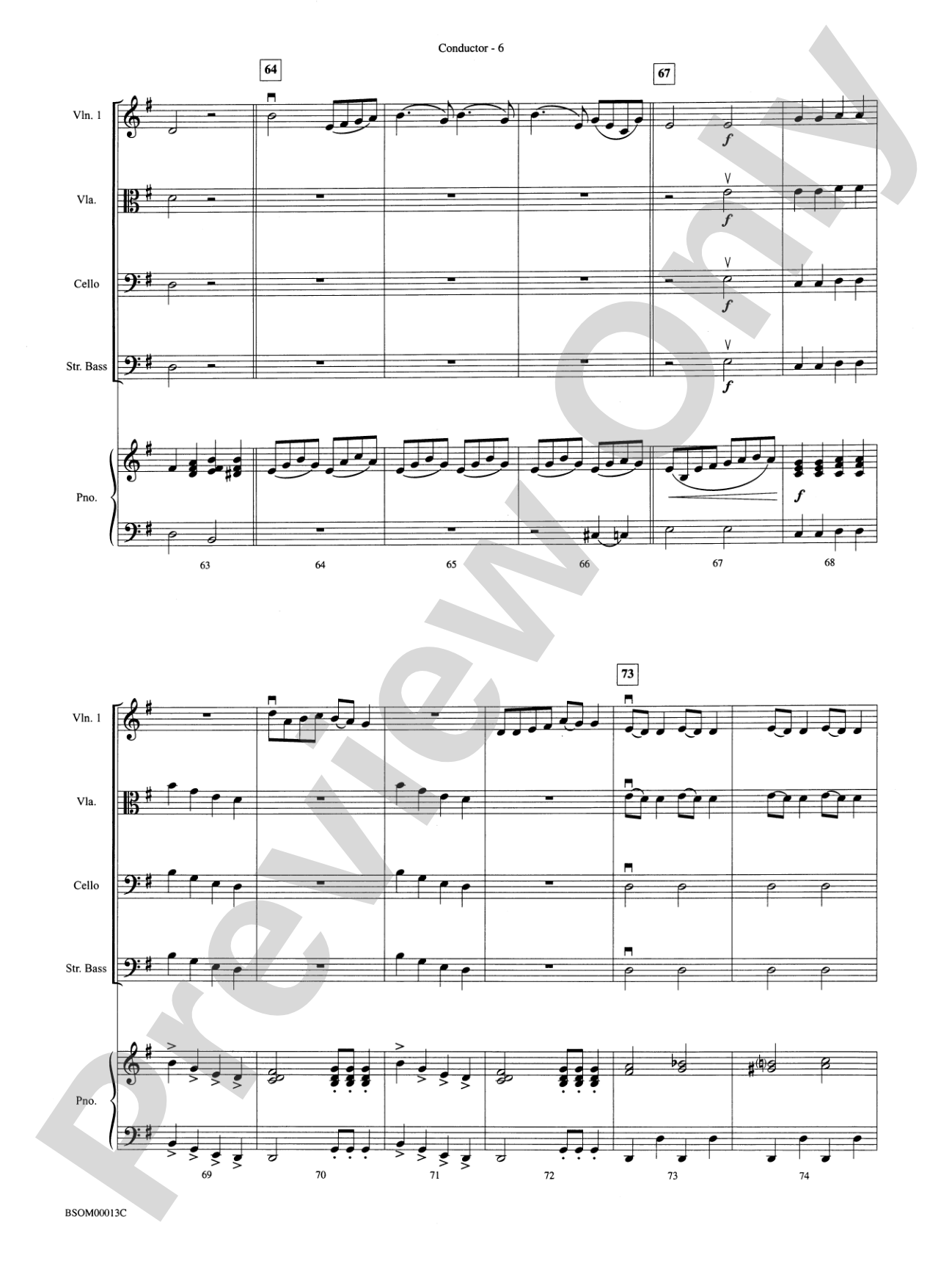 Classic Bits & Pieces: String Orchestra Conductor Score & Parts