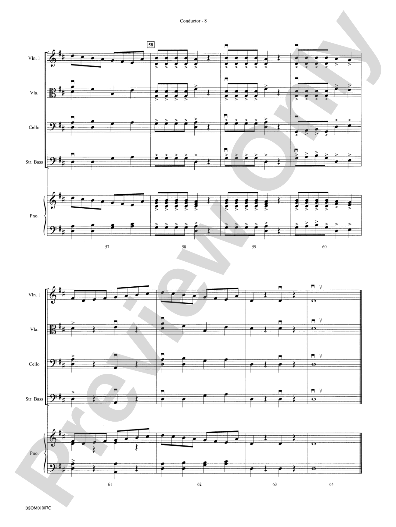 Deck the Halls: String Orchestra Conductor Score & Parts