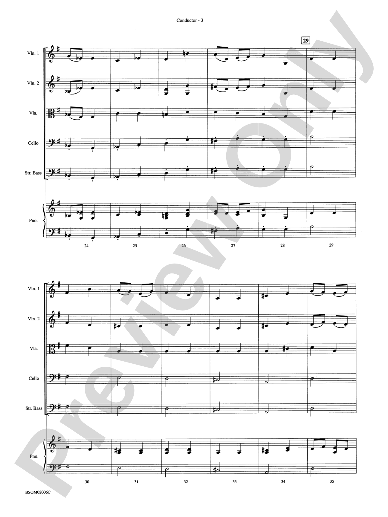 Russian Sleigh Ride: String Orchestra Conductor Score & Parts