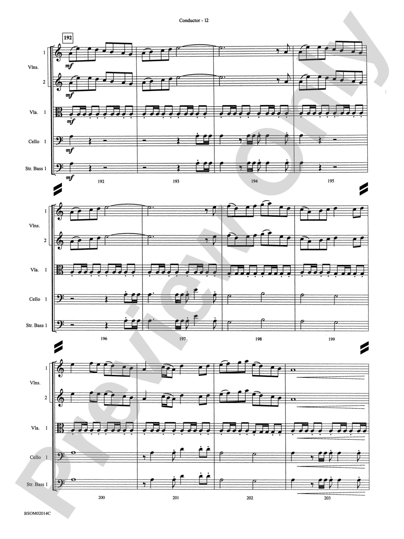 Christmas in the Round (A Holiday Prism for String Orchestra): String Orchestra Conductor Score & Parts