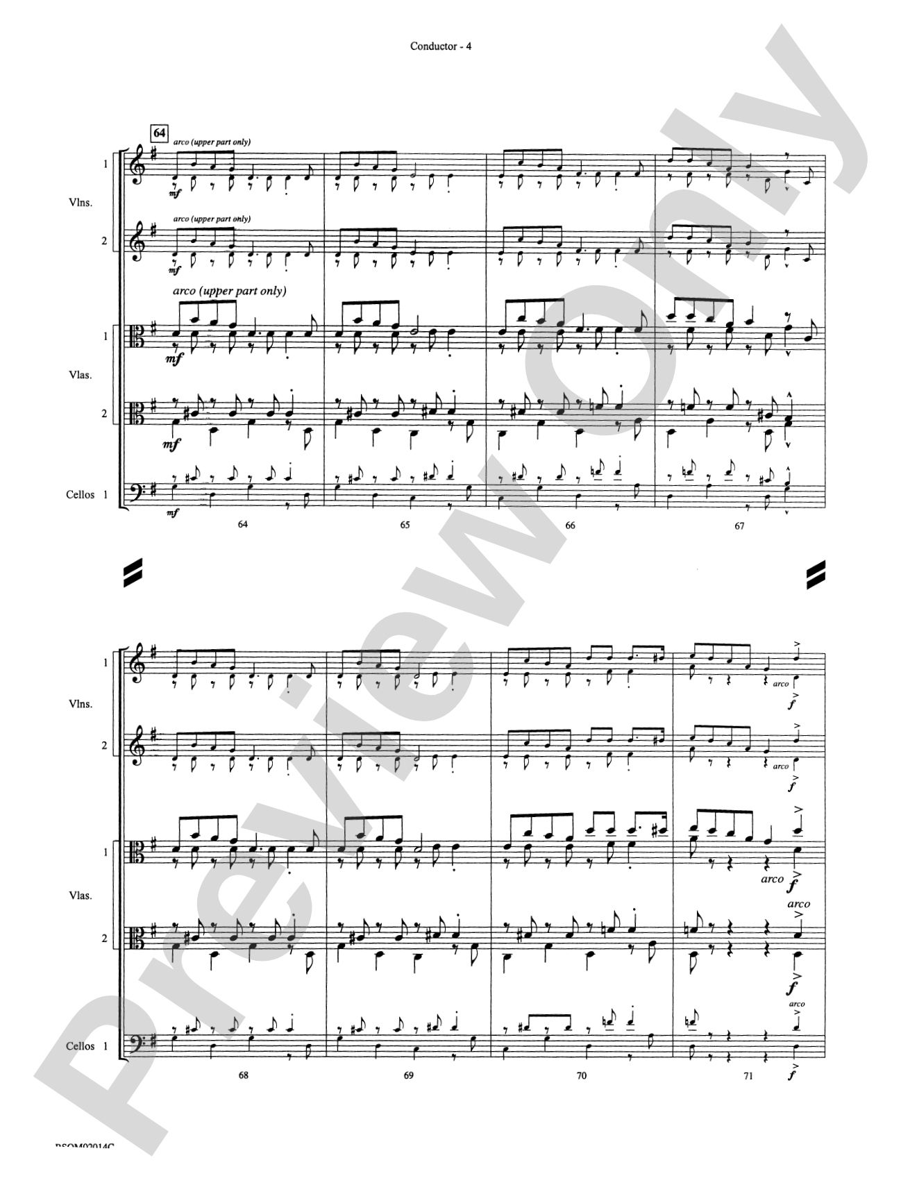 Christmas in the Round (A Holiday Prism for String Orchestra): String Orchestra Conductor Score & Parts