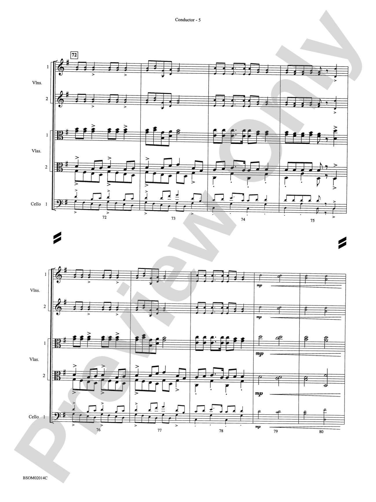 Christmas in the Round (A Holiday Prism for String Orchestra): String Orchestra Conductor Score & Parts