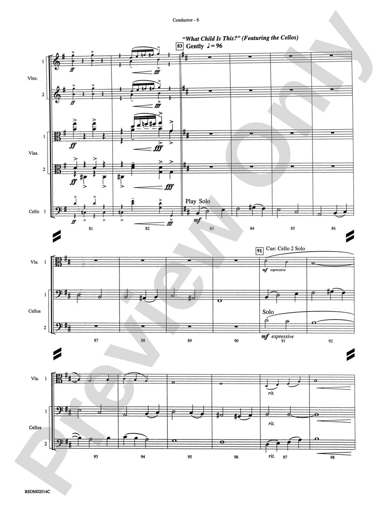 Christmas in the Round (A Holiday Prism for String Orchestra): String Orchestra Conductor Score & Parts