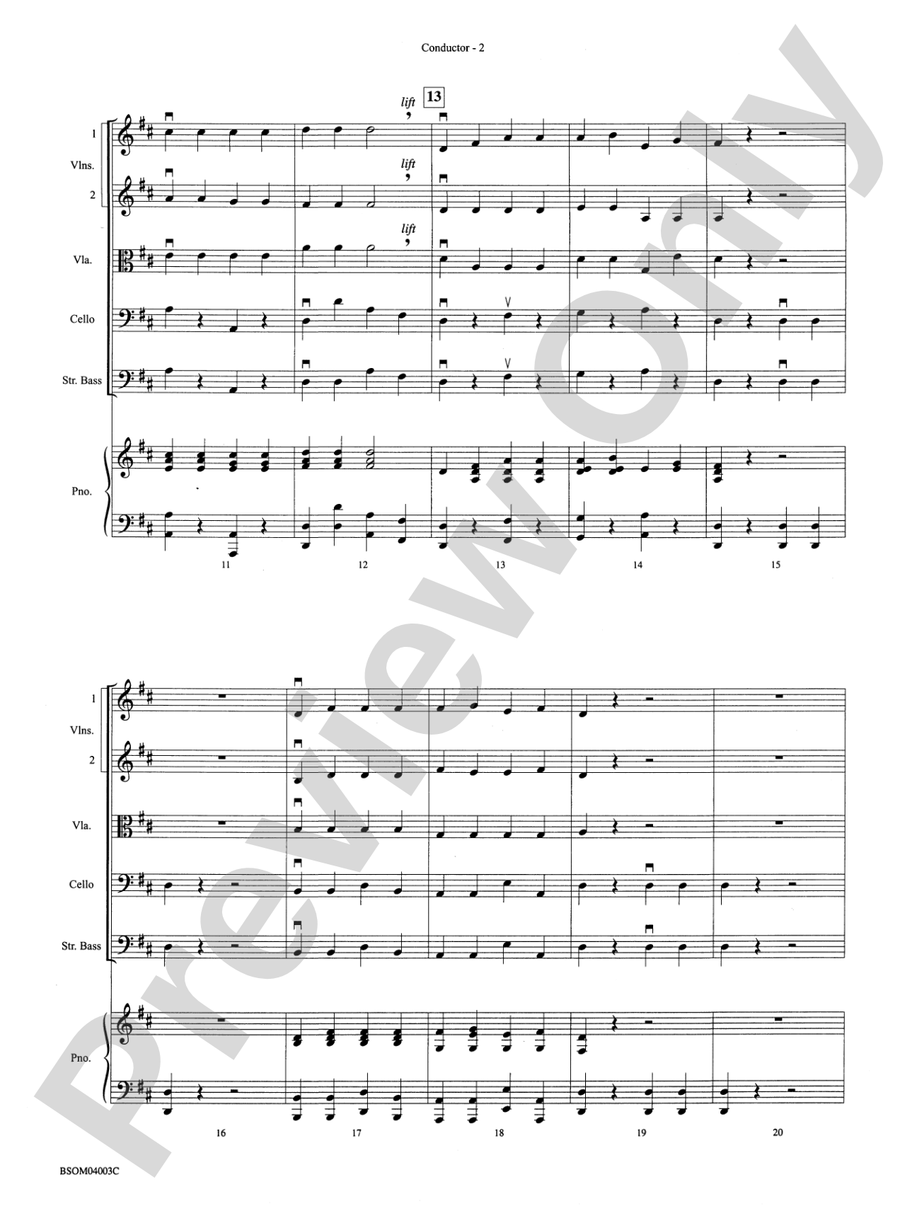 Bohemian Stomp!: String Orchestra Conductor Score & Parts