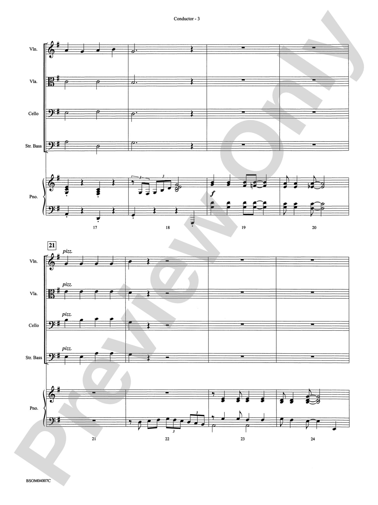 Jazzy Old Saint Nick: String Orchestra Conductor Score & Parts