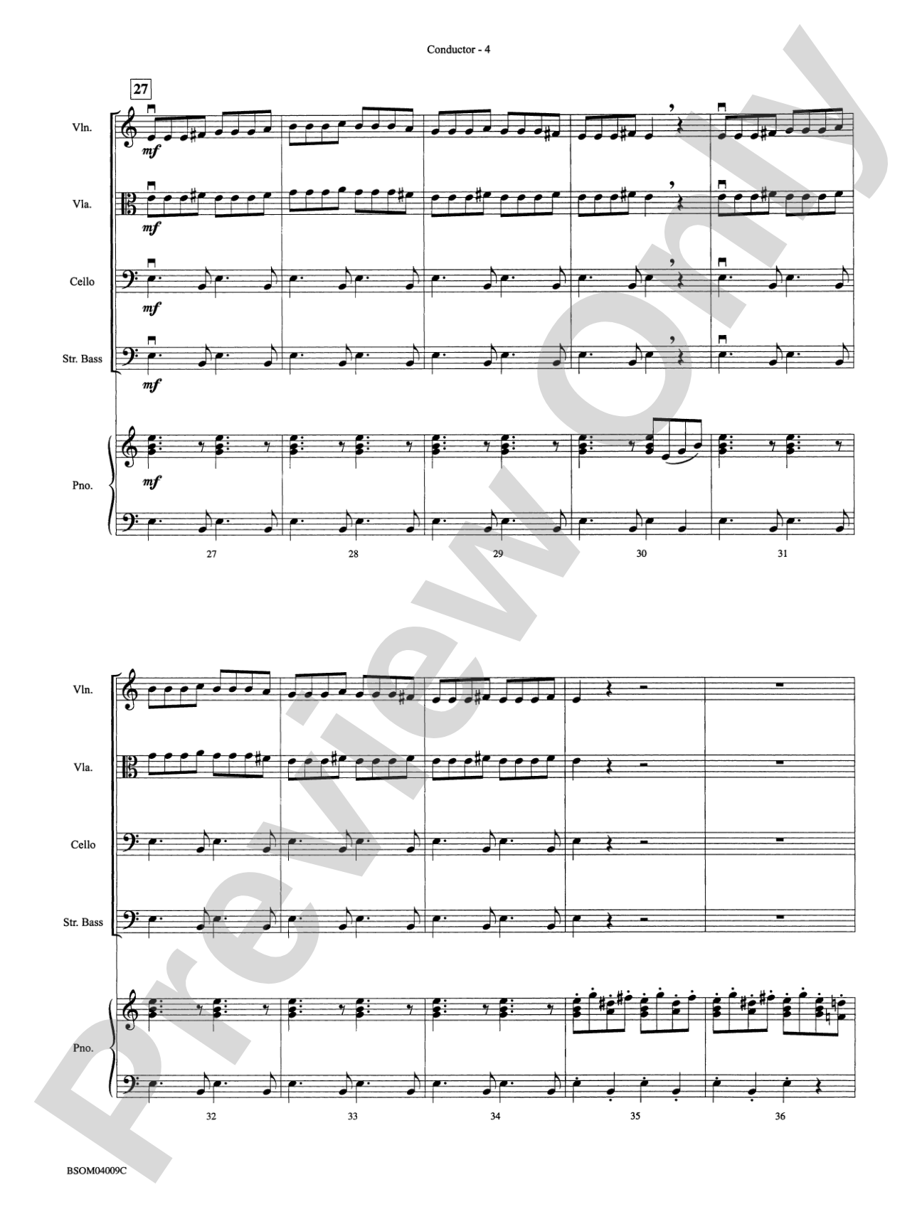 Dance of the Reed Flutes (from The Nutcracker): Score