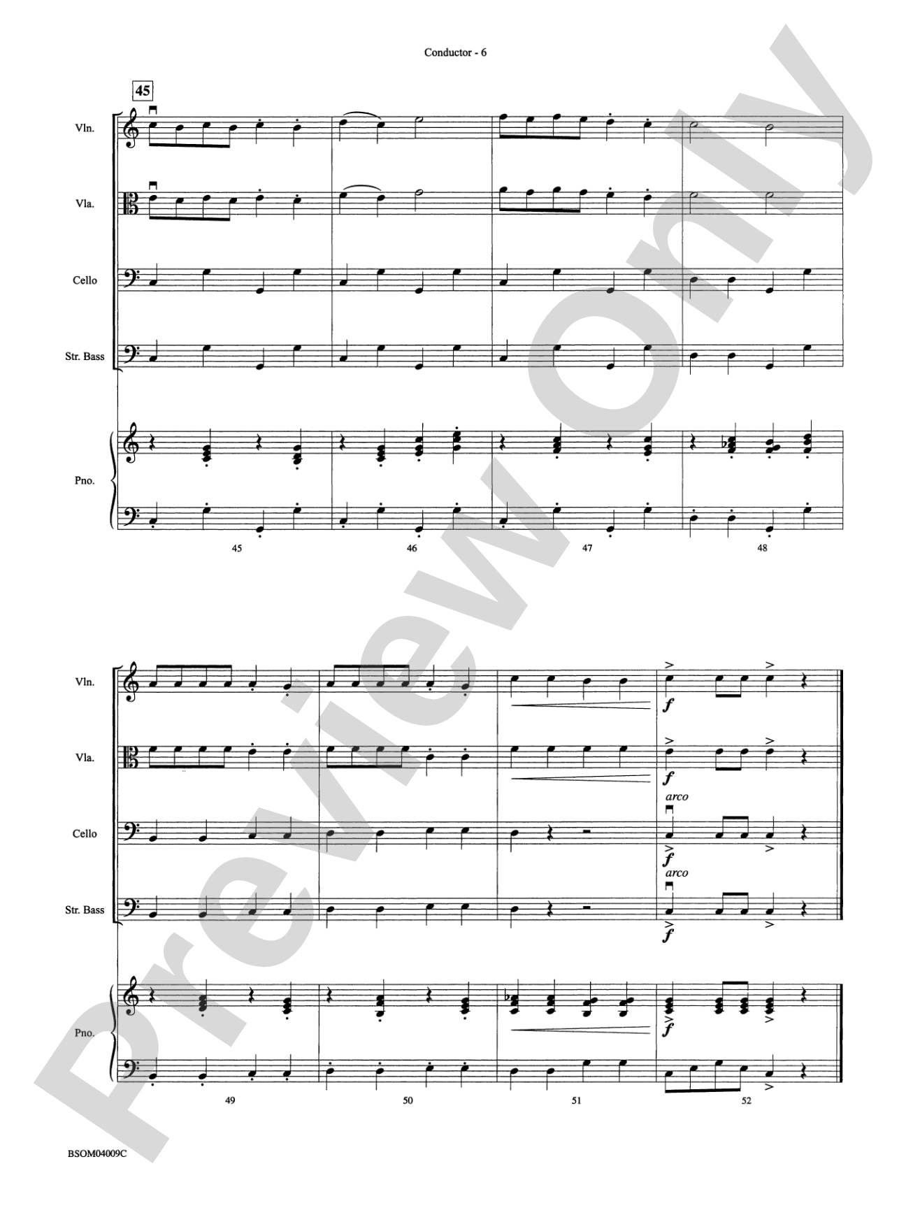 Dance of the Reed Flutes (from The Nutcracker): Score