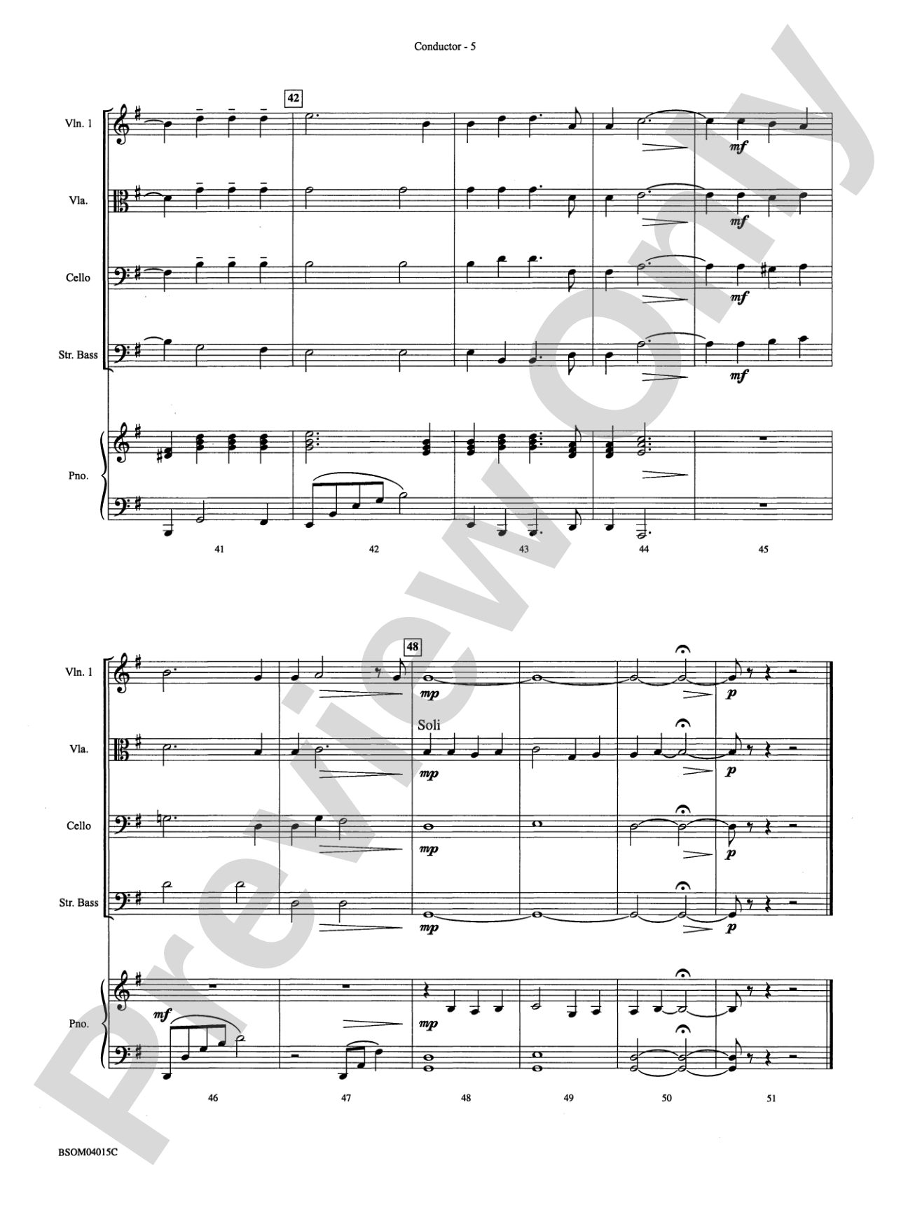 Finlandia: String Orchestra Conductor Score & Parts