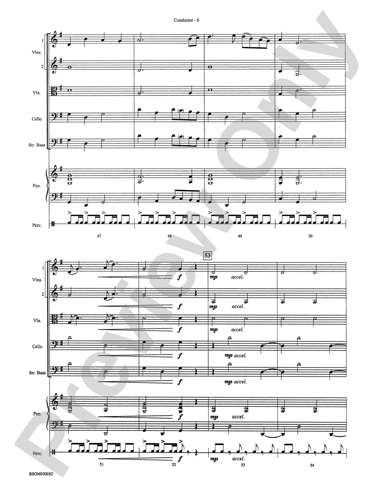 Tap Roots: String Orchestra Conductor Score & Parts