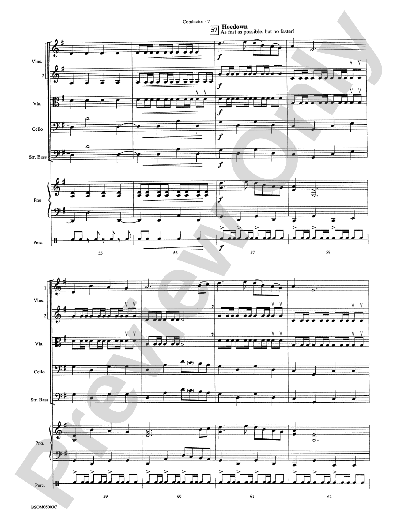 Tap Roots: String Orchestra Conductor Score & Parts