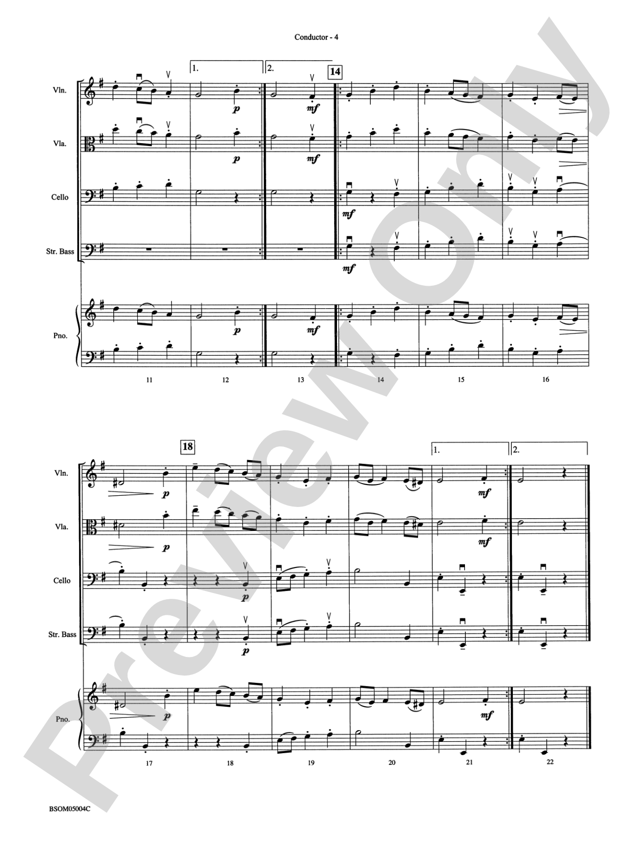 Belwin Beginning String Orchestra Kit #1: String Orchestra Conductor Score & Parts