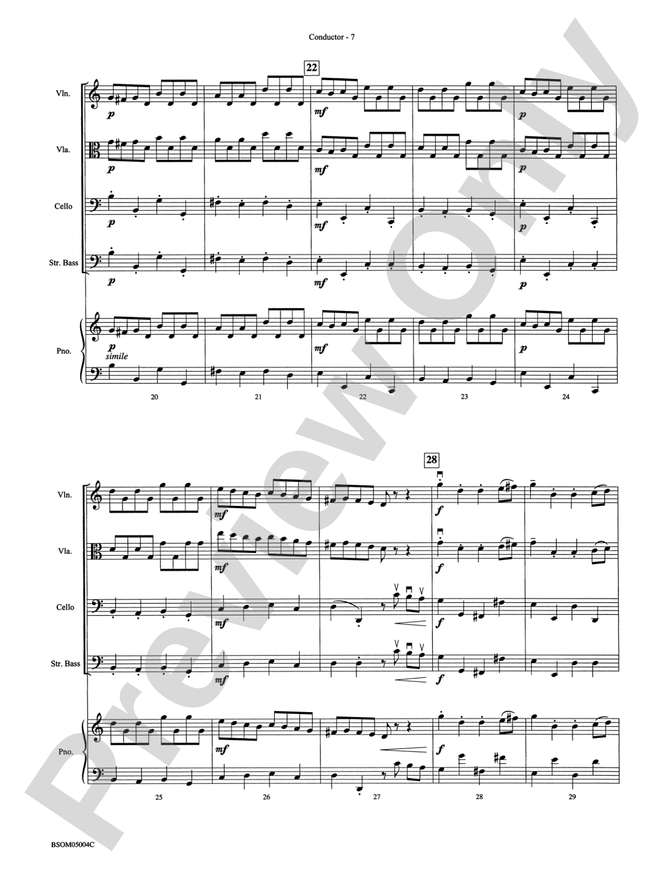 Belwin Beginning String Orchestra Kit #1: String Orchestra Conductor Score & Parts