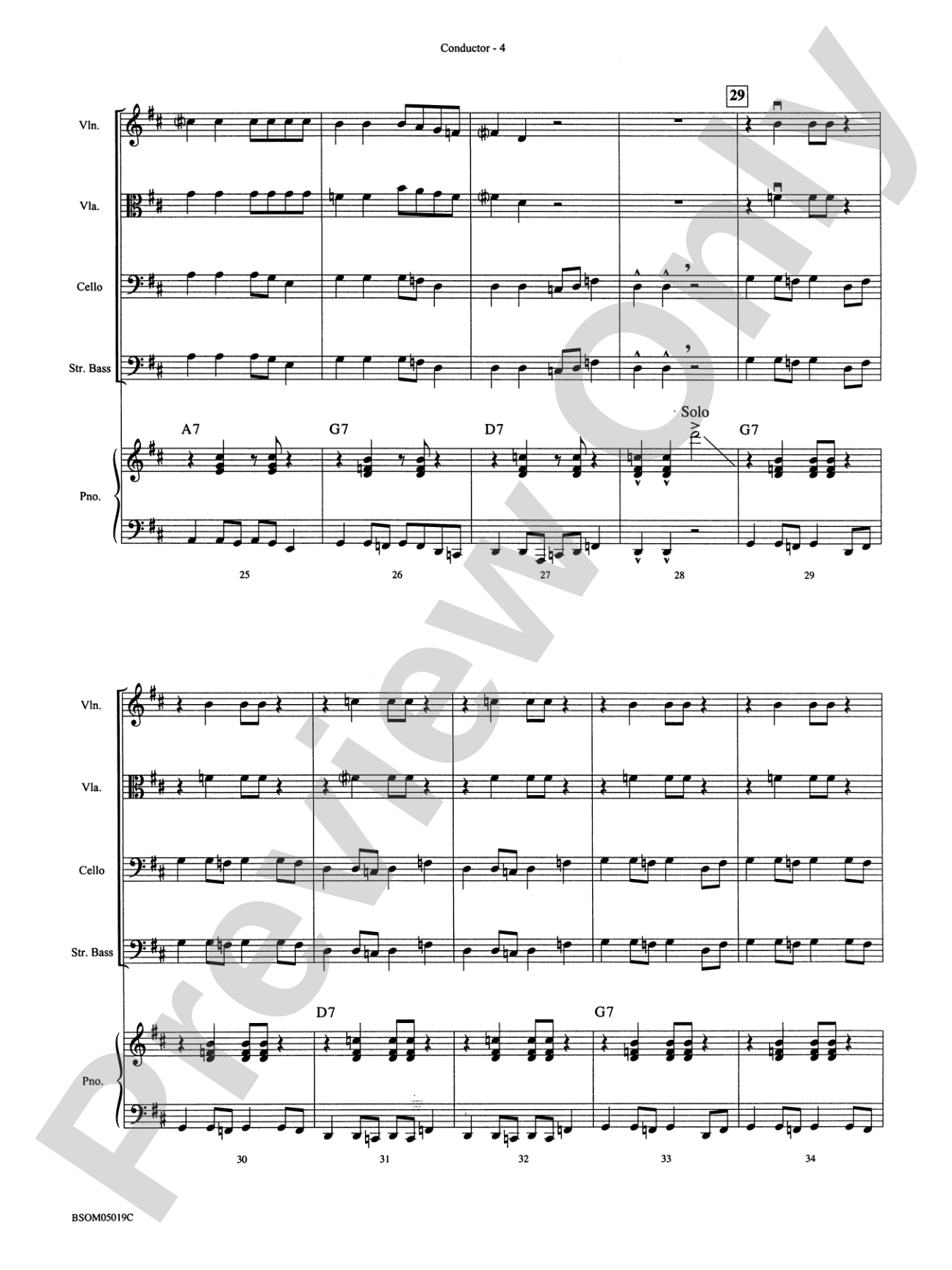 Rockin' Strings: String Orchestra Conductor Score & Parts