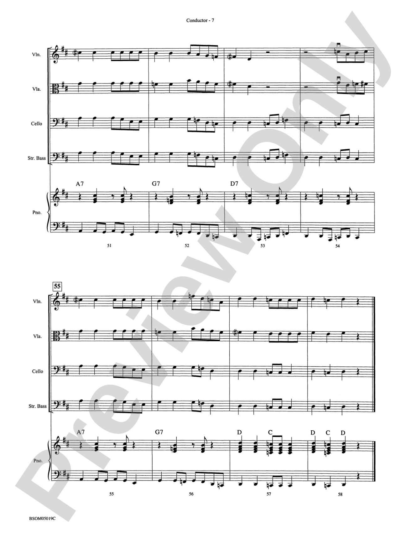 Rockin' Strings: String Orchestra Conductor Score & Parts