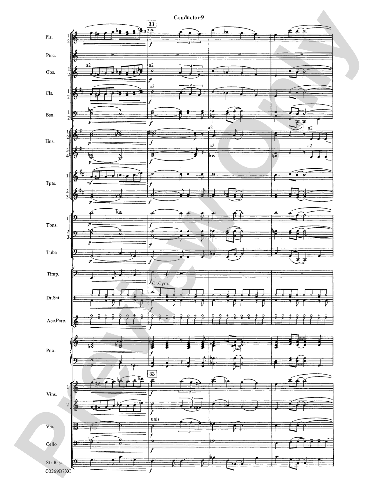 Leroy Anderson Favorites: Full Orchestra Conductor Score & Parts