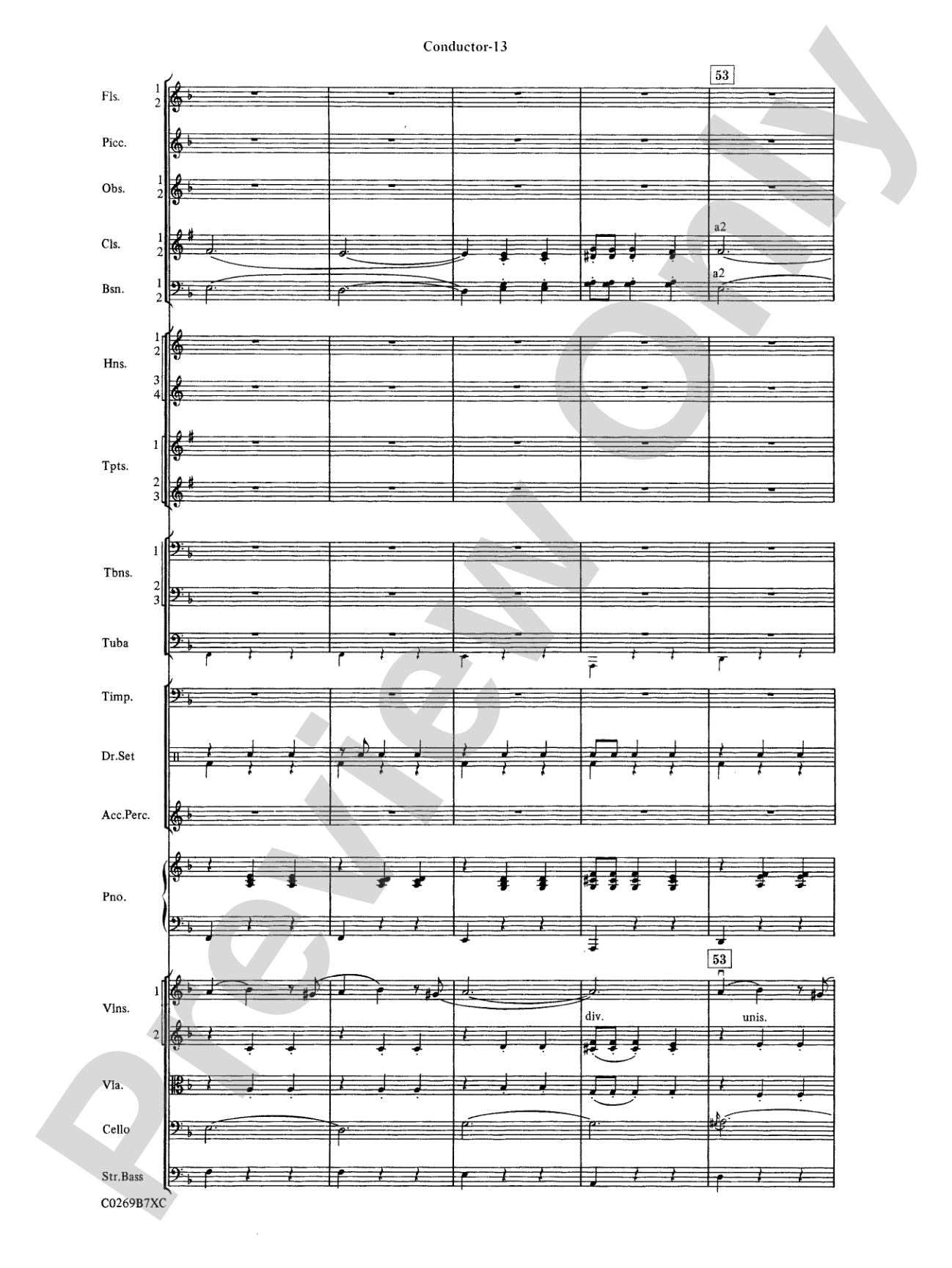 Leroy Anderson Favorites: Full Orchestra Conductor Score & Parts