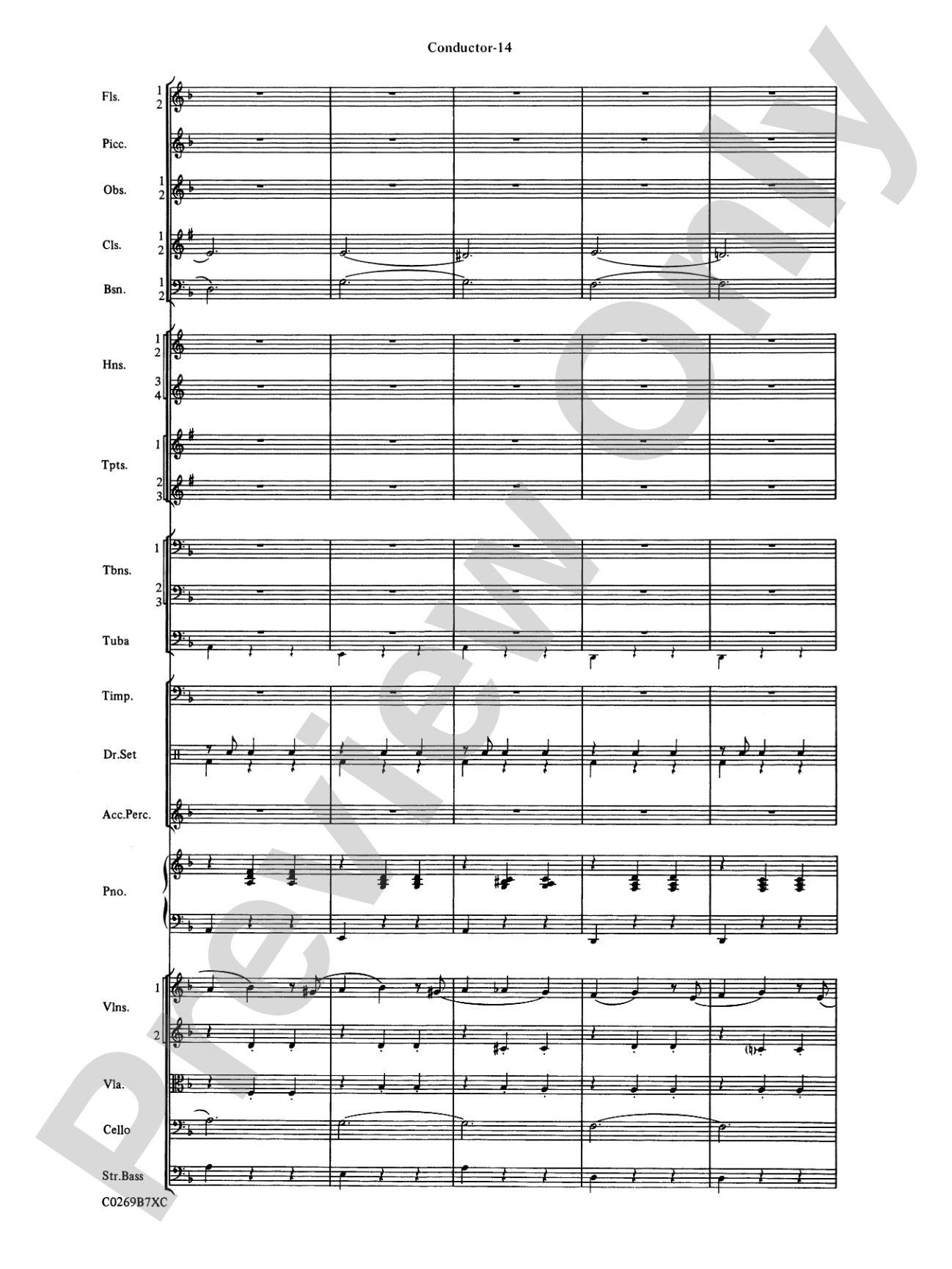 Leroy Anderson Favorites: Full Orchestra Conductor Score & Parts
