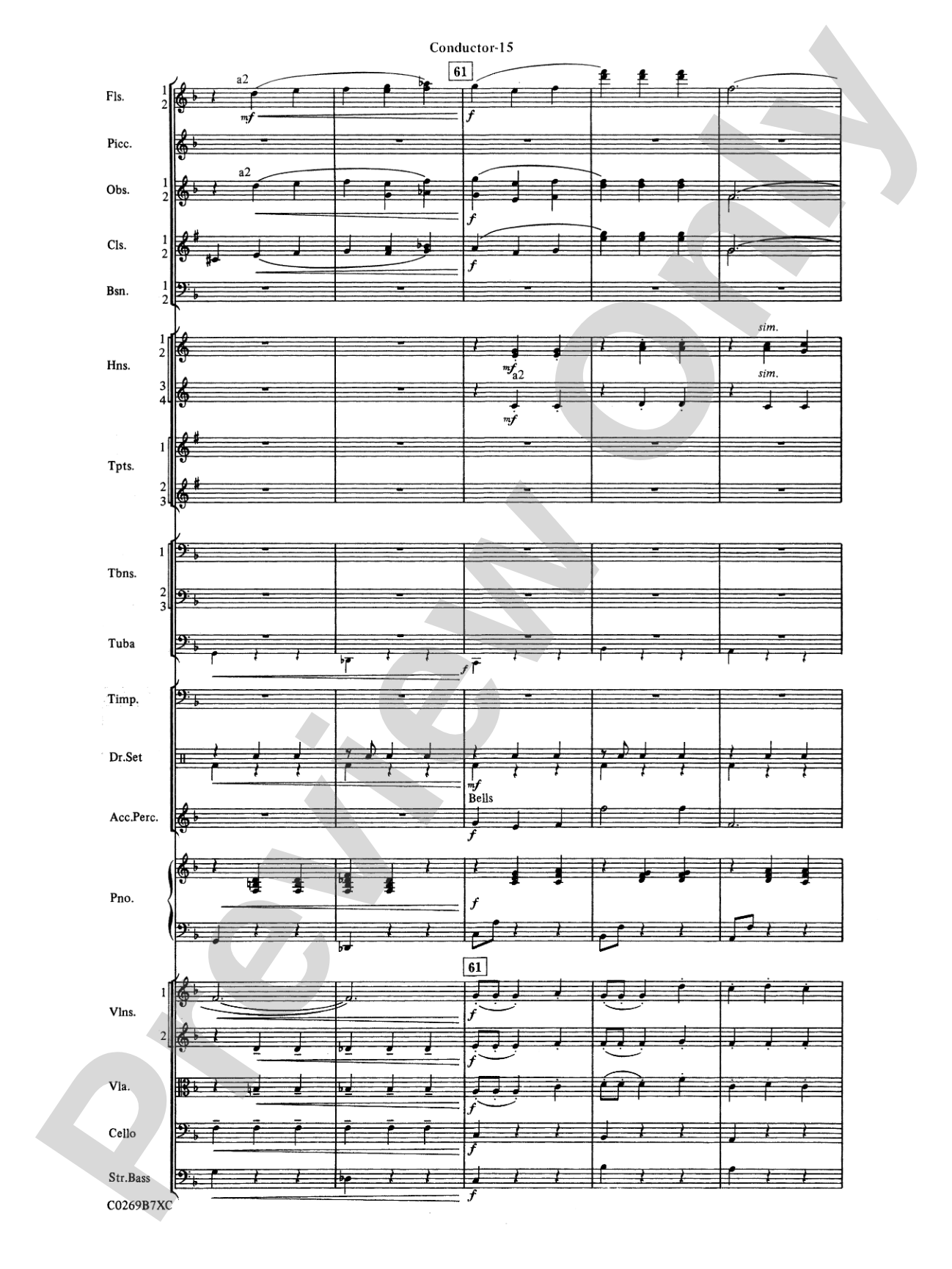 Leroy Anderson Favorites: Full Orchestra Conductor Score & Parts