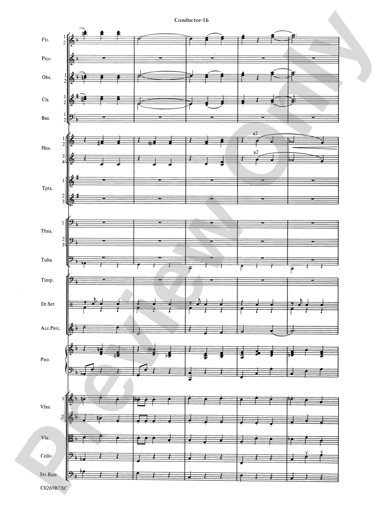 Leroy Anderson Favorites: Full Orchestra Conductor Score & Parts