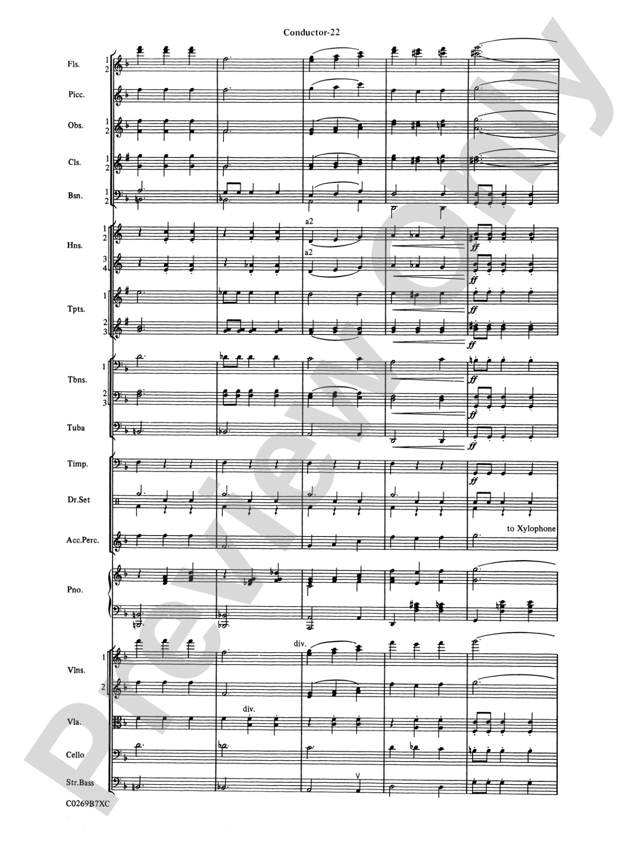 Leroy Anderson Favorites: Full Orchestra Conductor Score & Parts