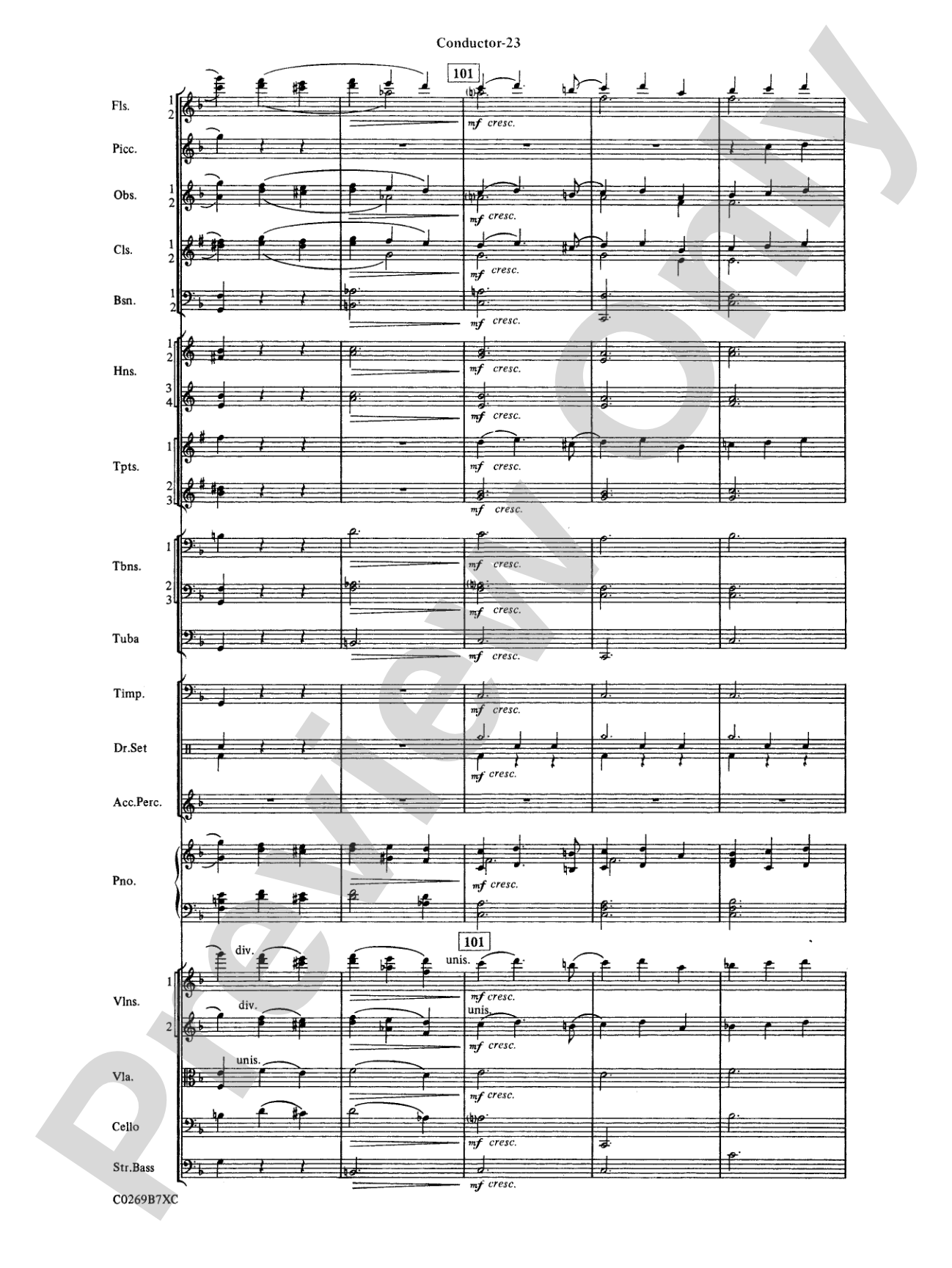 Leroy Anderson Favorites: Full Orchestra Conductor Score & Parts