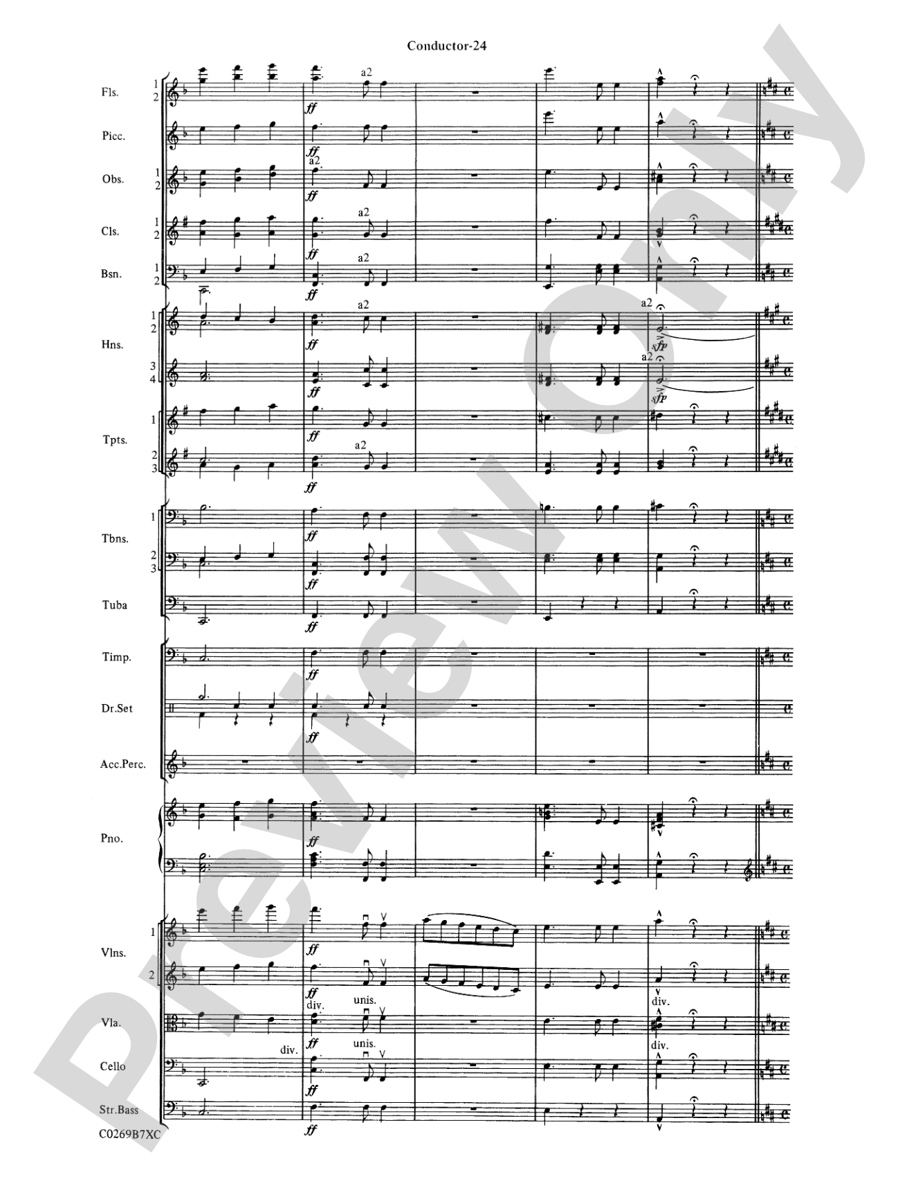 Leroy Anderson Favorites: Full Orchestra Conductor Score & Parts