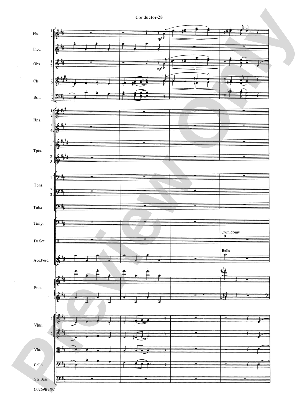 Leroy Anderson Favorites: Full Orchestra Conductor Score & Parts